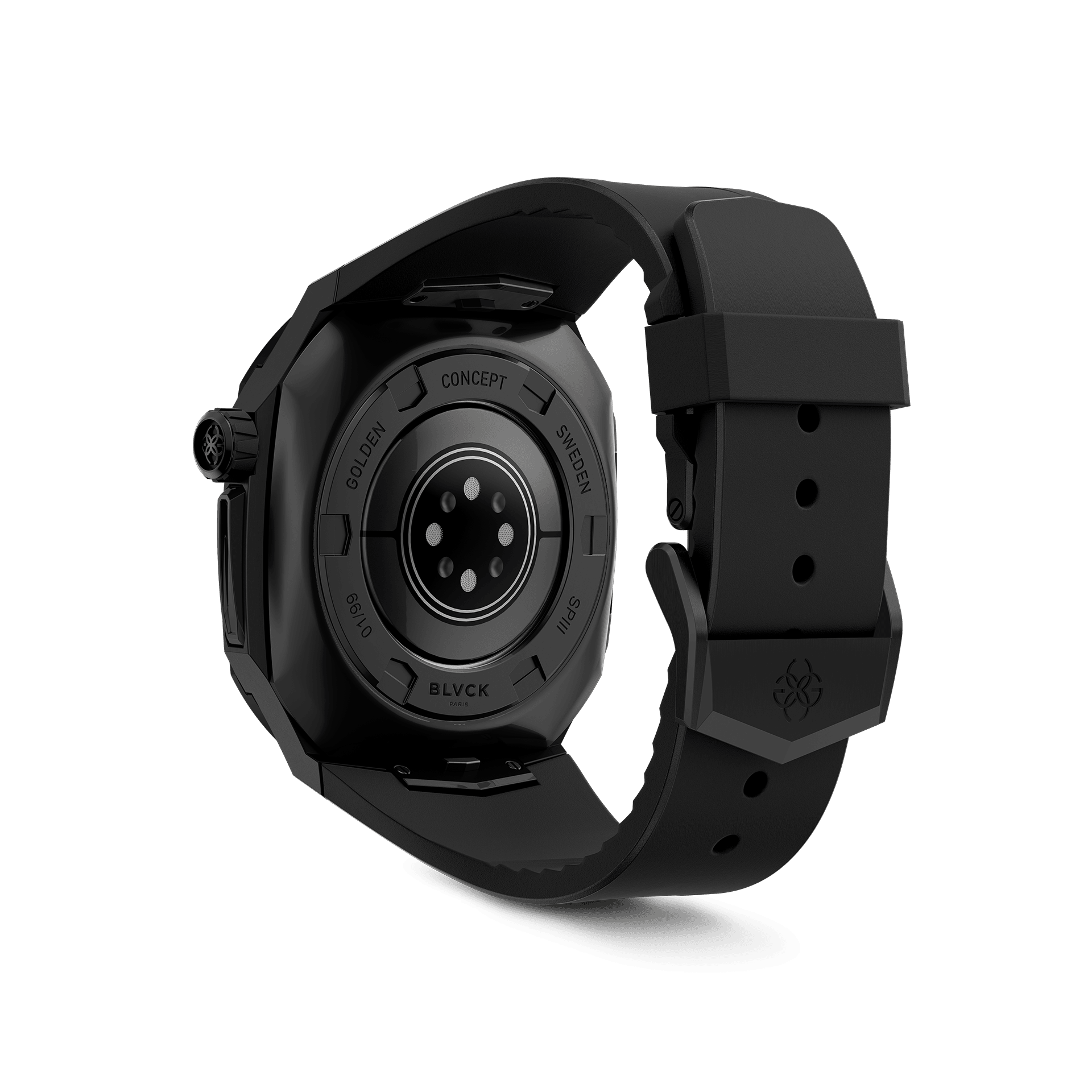 Apple Watch Case SPIII45 BLVCK - Protective Cover for Apple Watch Series 1/2/3/4/5/6/7/8/SE - Durable Scratch-Resistant Case for Workout, Running & Daily Use