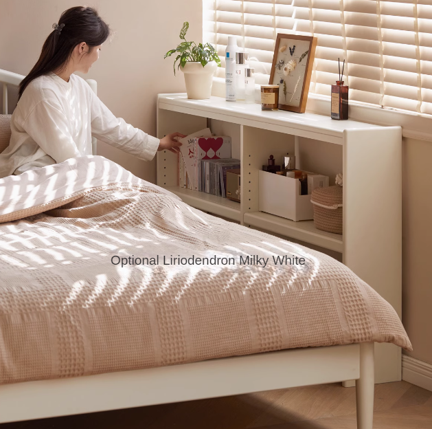 Oak Solid Wood Ultra Narrow Storage Rack - Space-Saving Shelf for Small Rooms, Bathroom, Kitchen & Closet Organization