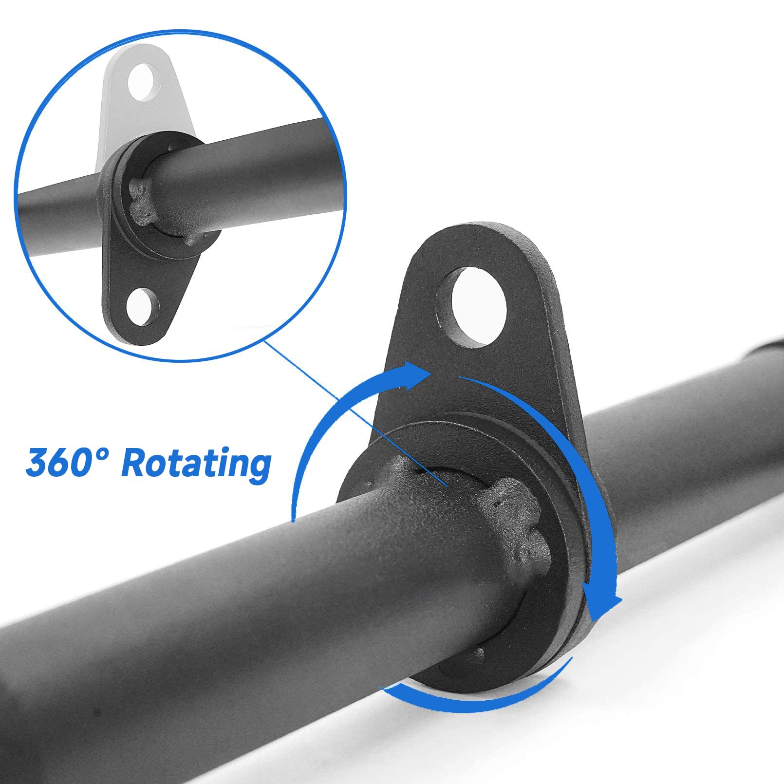Lat Pulldown Bar Attachment for LAT Pulley System - Straight Bar Rowing Machine Handle for Home Gym, Strength Training Equipment for Triceps, Back & Arm Muscles - Perfect for Home Workouts & Commercial Gyms