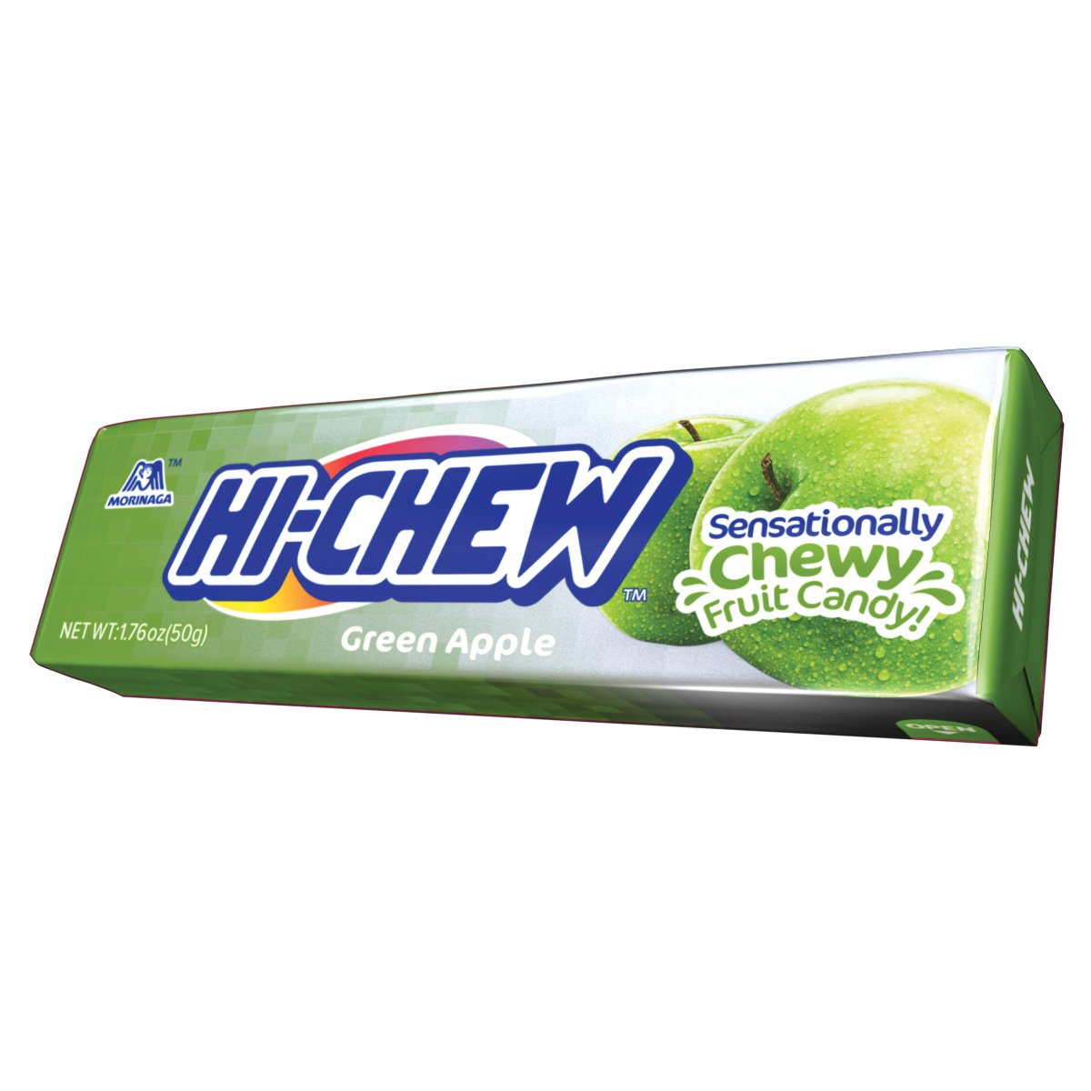 Hi-Chew Green Apple Fruit Chews Candy - 1.76 oz Pack - Sweet & Tangy Japanese Soft Candy - Perfect for Snacking, Lunchboxes & Movie Nights