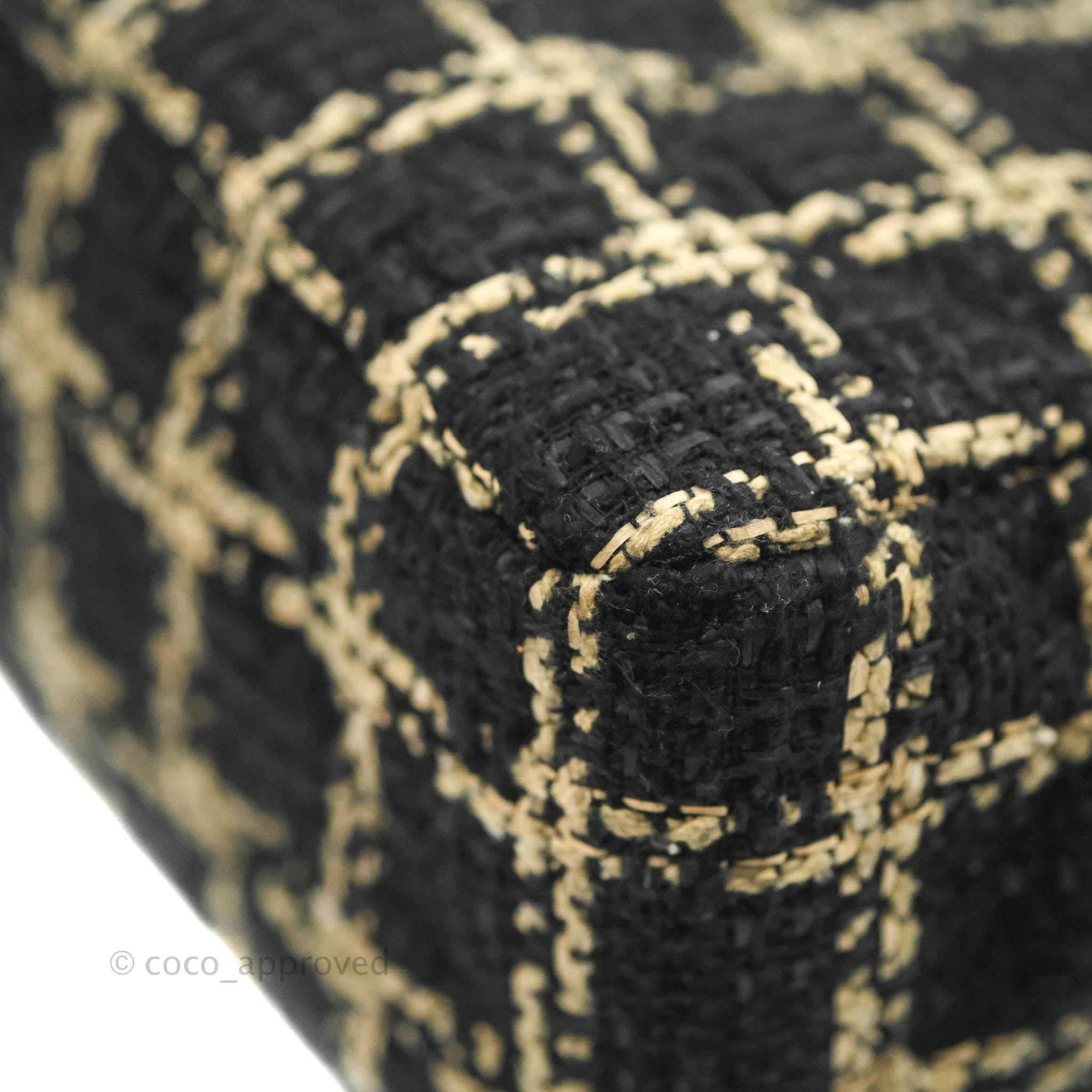 Chanel 19 Medium Handbag in Beige & Black Tweed with Mixed Hardware - Luxury Designer Shoulder Bag for Women, Perfect for Work, Evening Events & Travel