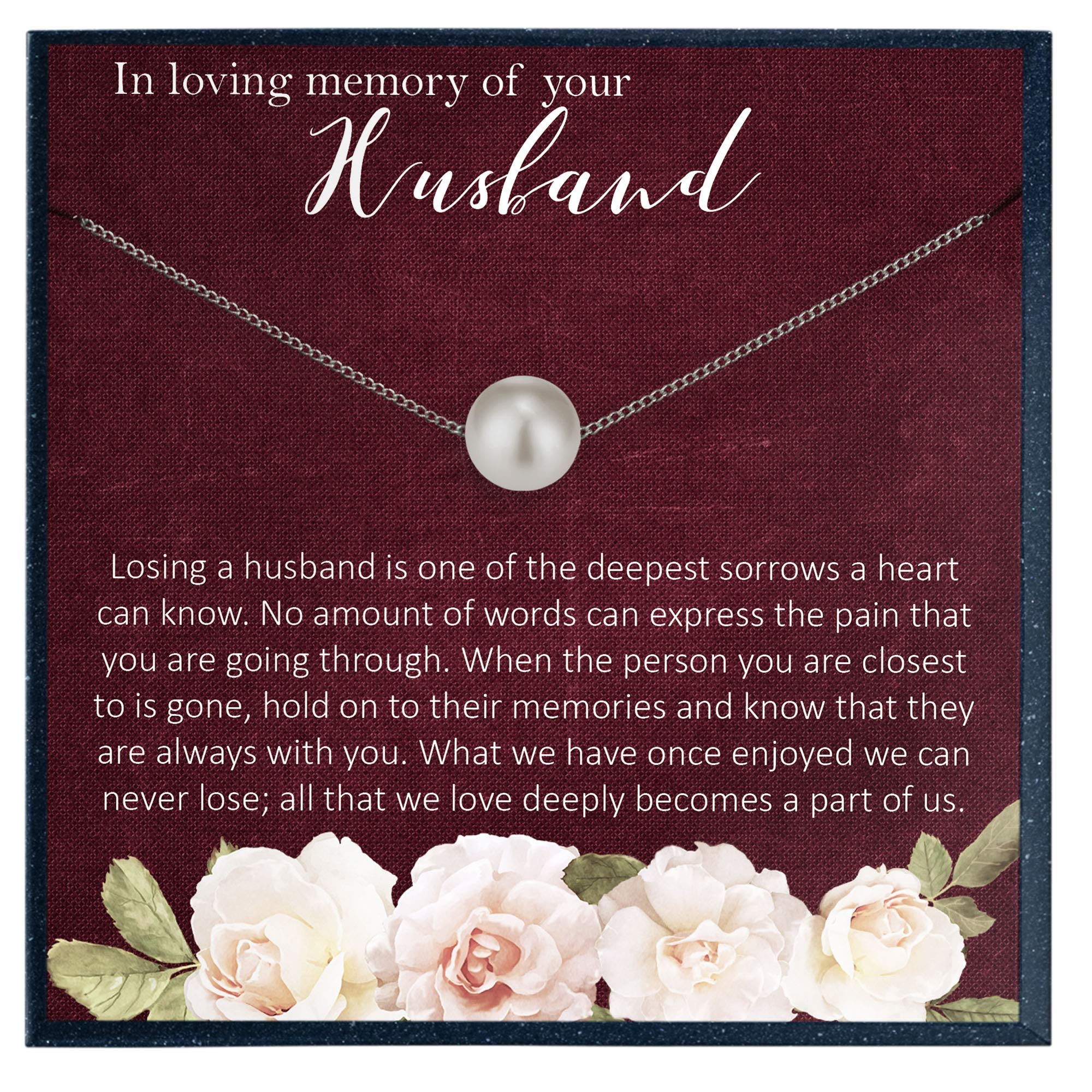 Sympathy Gifts for Loss of Husband - Memorial Keepsake for Grieving Widow - Thoughtful Bereavement Gift for Remembrance - Comforting Present for Someone Who Lost Their Spouse | Perfect for Funeral, Memorial Service & Anniversary of Passing