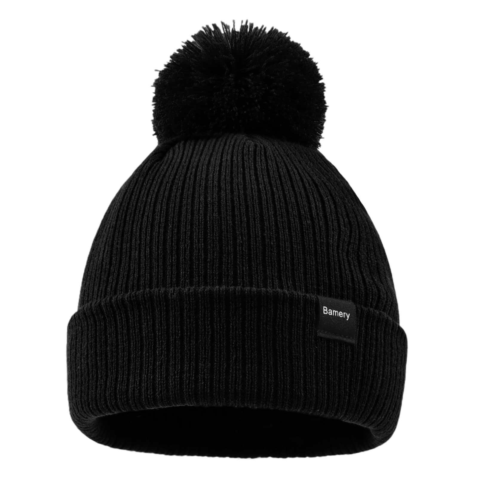 **Dinosaur Hat for Baby Boys - Warm Winter Knitted Beanie with Cute Pompom - Cozy Toddler & Kids Hat for Outdoor Play & Winter Adventures**