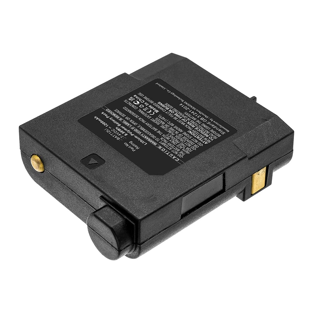 Synergy Digital 2-Way Radio Battery - Compatible with BATT12Li, 7.4V Li-Polymer 1200mAh Rechargeable Battery for Walkie Talkies - Perfect for Outdoor Adventures, Construction Sites & Emergency Communication