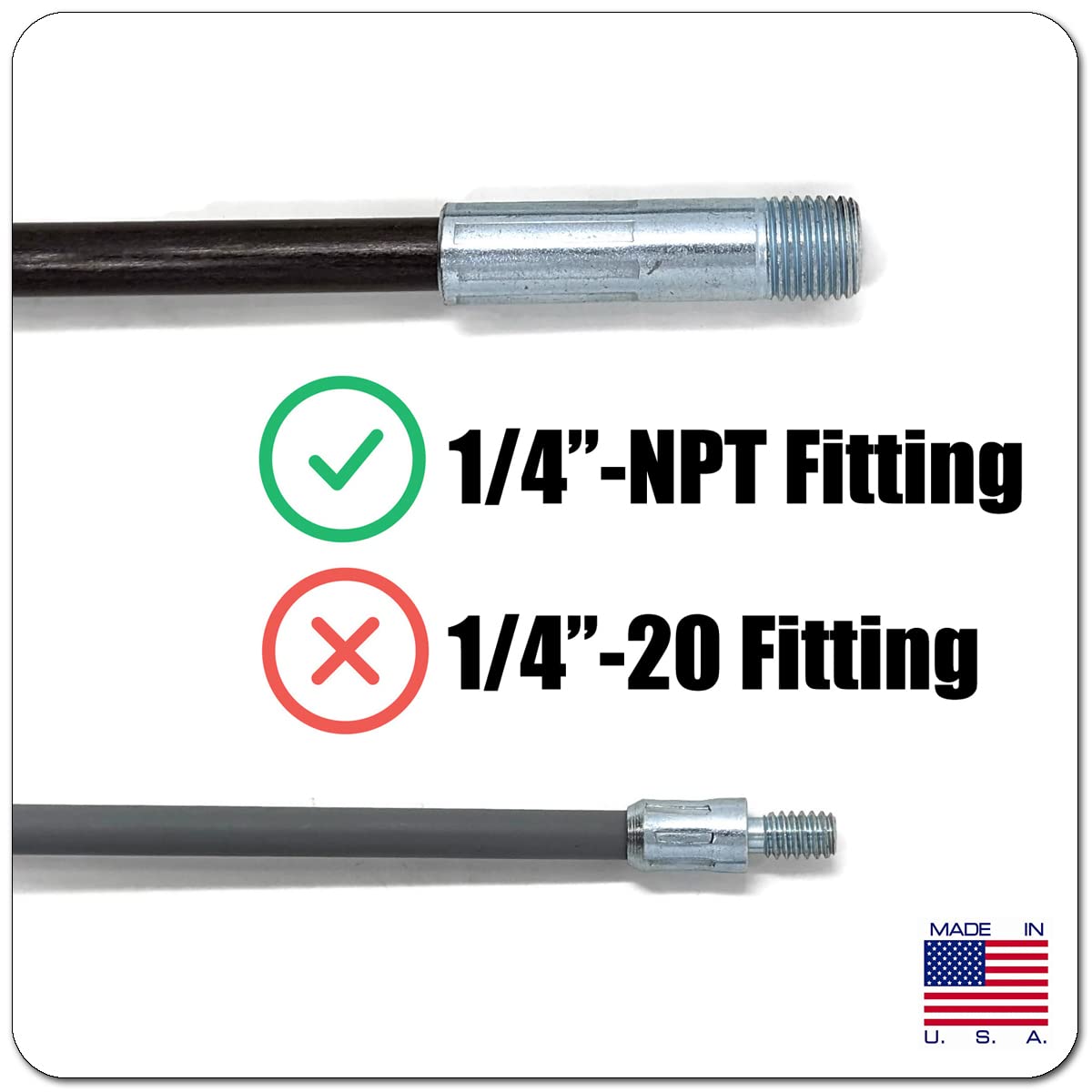 Midwest Hearth 7-Inch Round Poly Chimney Brush with 18-Foot Fiberglass Rod - Complete Chimney Cleaning Kit for Fireplace & Wood Stove Maintenance