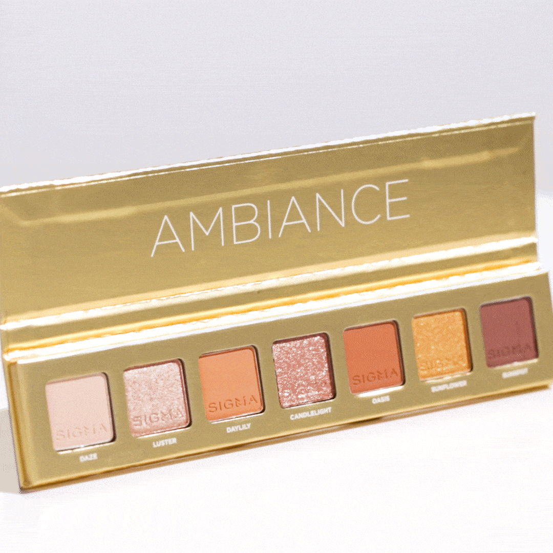 Ambiance Mini Eyeshadow Palette - 12 Highly Pigmented Matte & Shimmer Shades, Vegan & Cruelty-Free | Perfect for Everyday Makeup, Party Looks & Travel