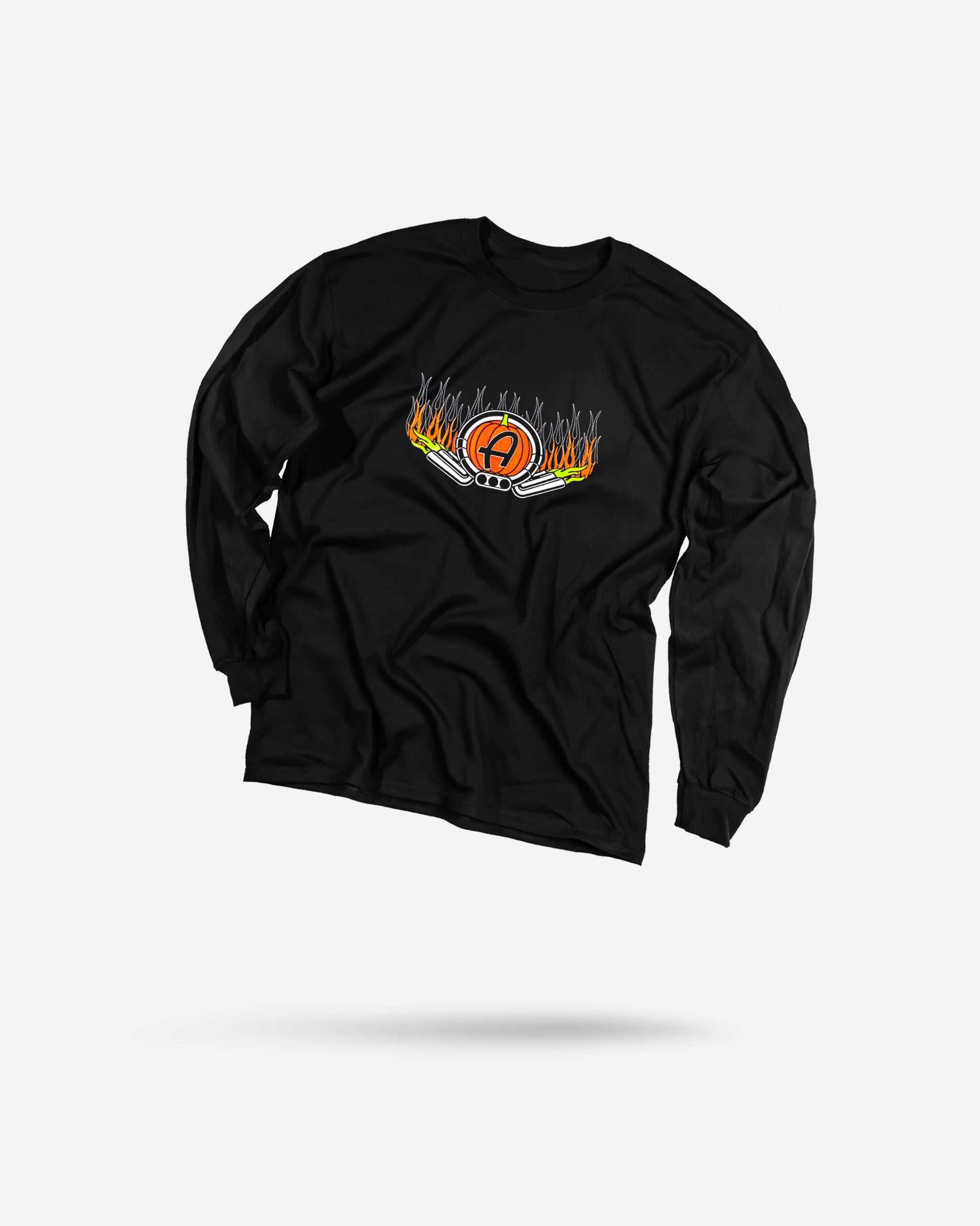 Adam's Pumpkin Spice Long Sleeve T-Shirt for Men - Fall Fashion Graphic Tee - Perfect for Halloween, Thanksgiving & Cozy Autumn Outfits