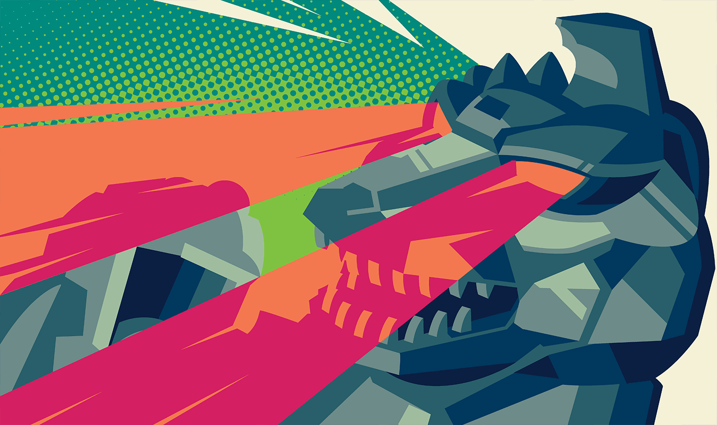 Godzilla vs. Mechagodzilla II Movie Poster - Limited Edition Variant Art Print - Perfect for Home Theater Decor, Man Cave Wall Art & Anime Collector's Display