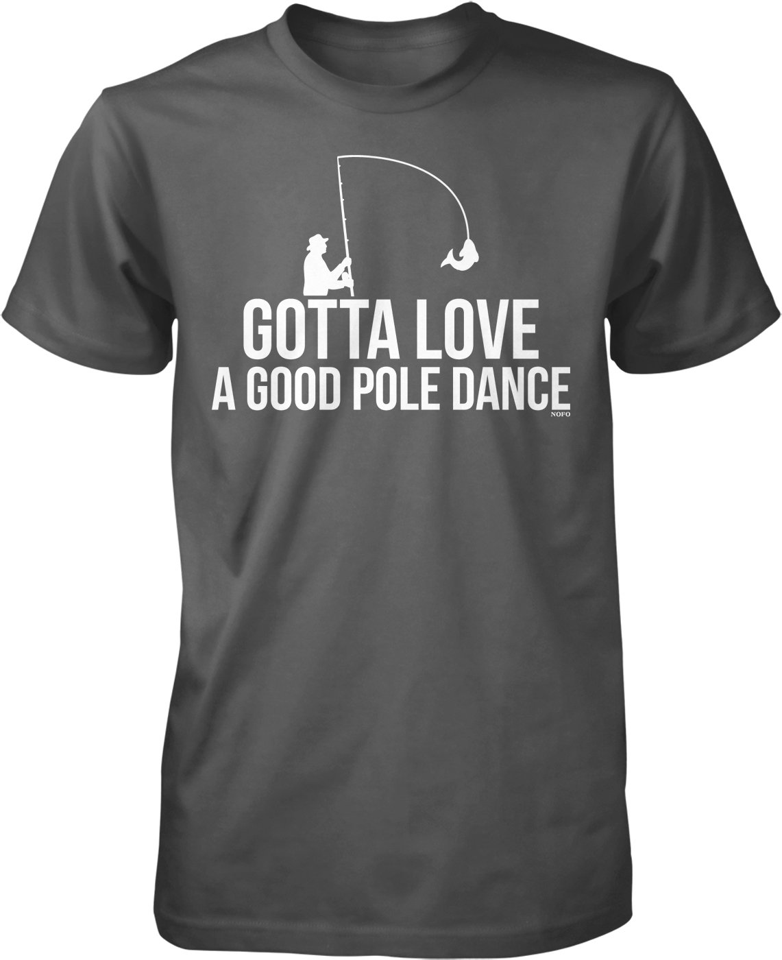 Fishing Men's T-Shirt - Funny Pole Dance Design for Anglers | Perfect Gift for Fishing Enthusiasts & Outdoor Activities