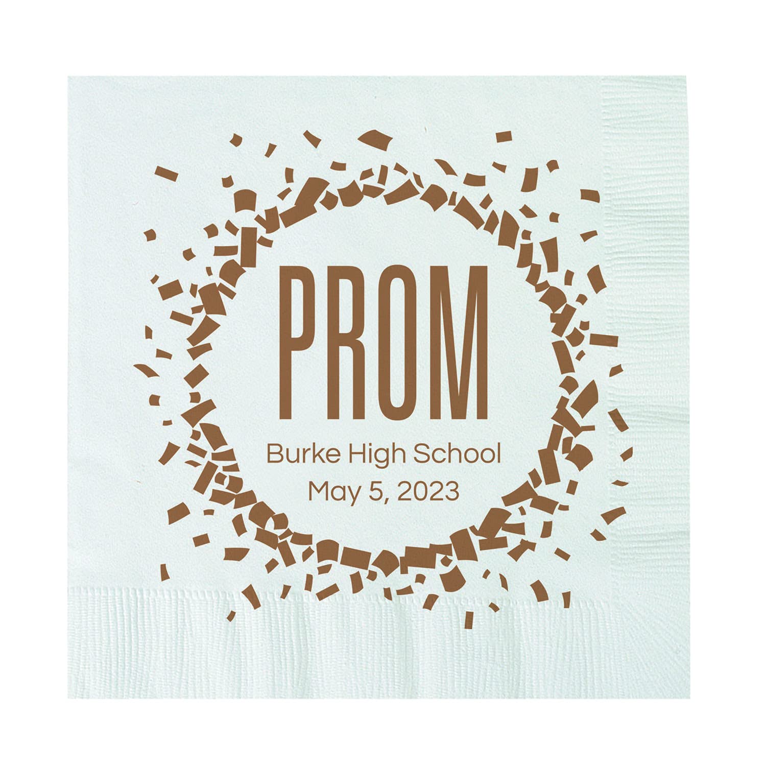Personalized Prom Paper Luncheon Napkins - 50 Count, Elegant Disposable Napkins for Prom Party, Graduation Dinner, Bridal Shower & Formal Events