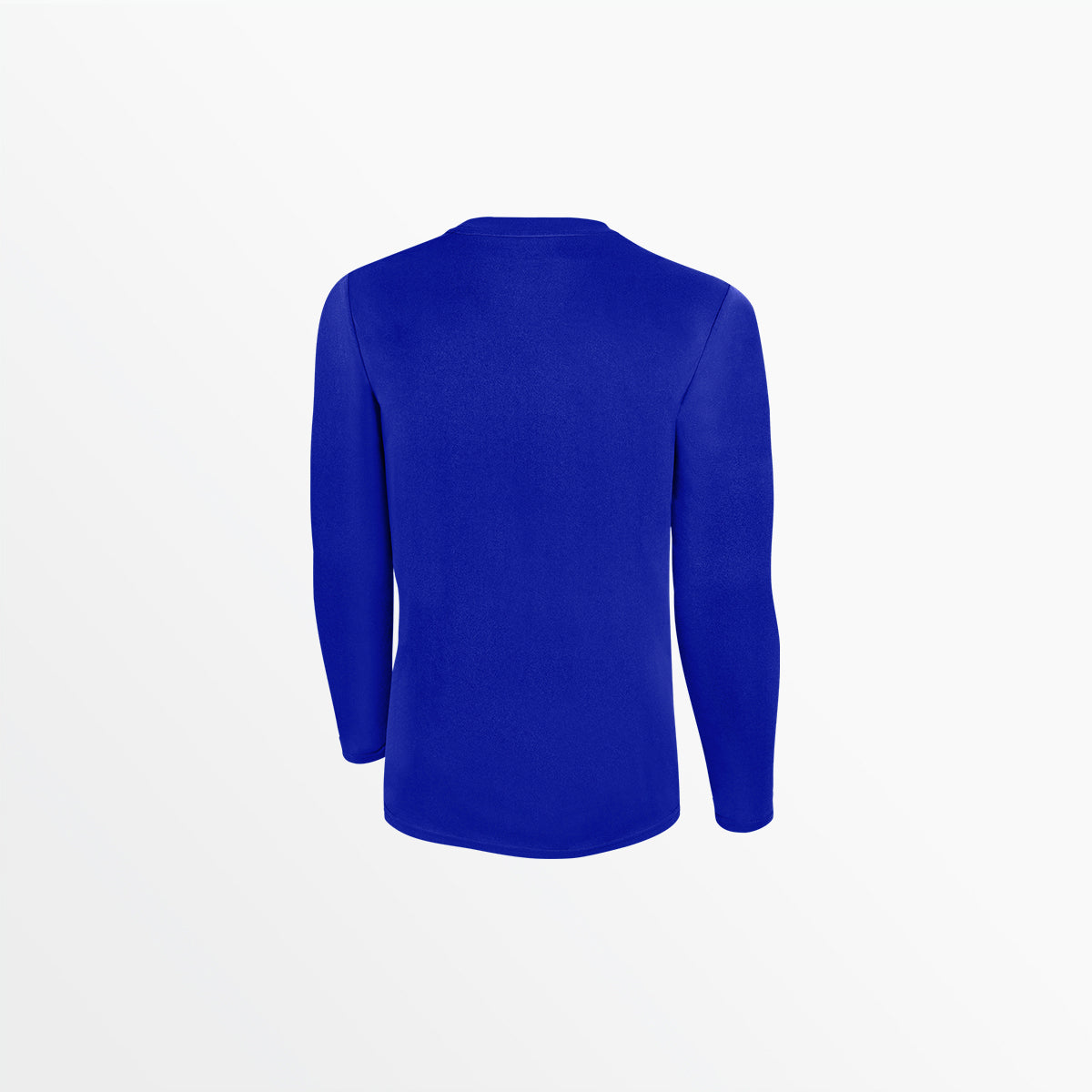 Youth Basics Crew Neck Long Sleeve Polyester T-Shirt - Comfortable Casual Wear for School, Sports & Everyday Activities