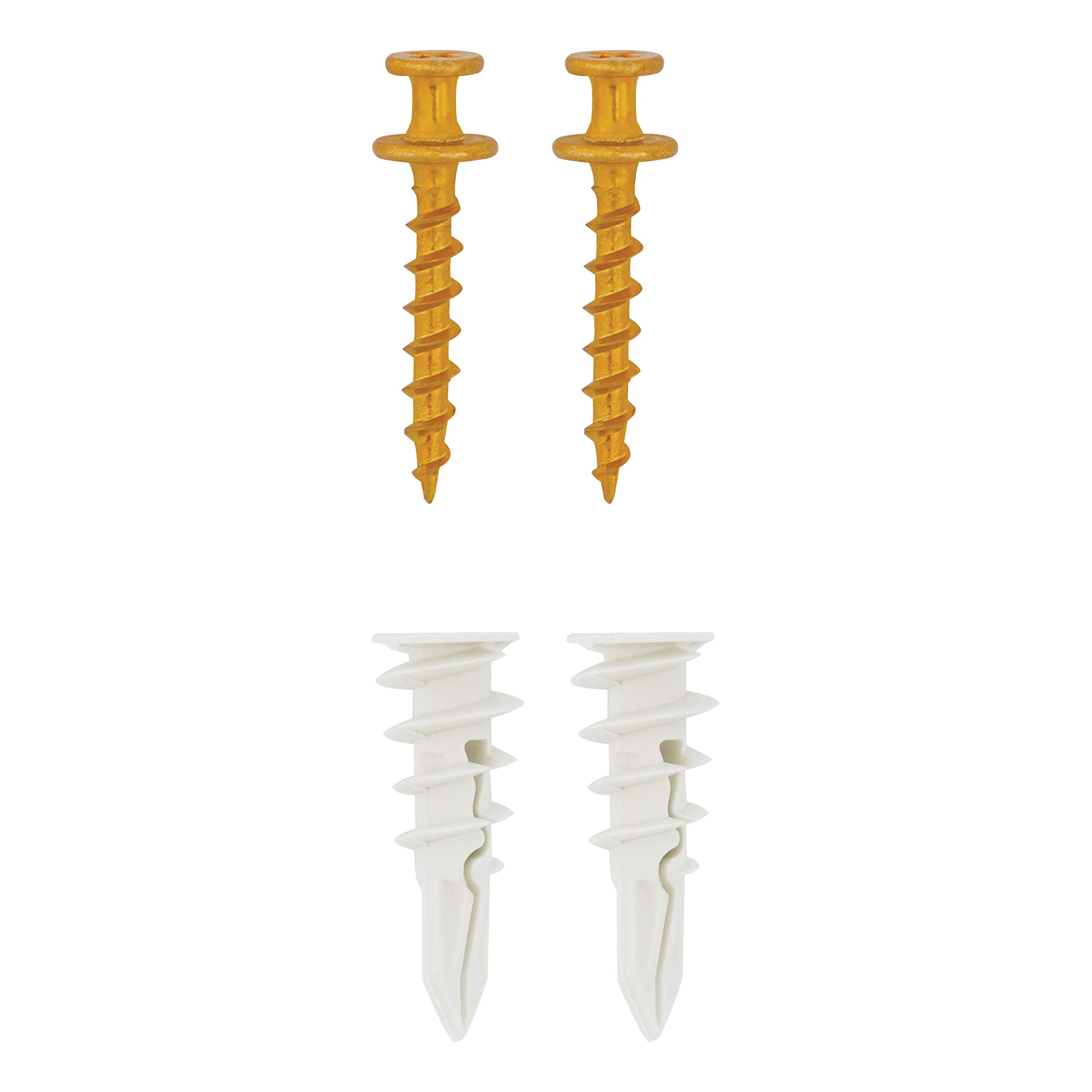 Bearclaw™ Heavy Duty Hangers with Wall Anchors - Space Saving Closet Organizers for Coats, Jackets & Robes - Perfect for Home, Dorm & Office Storage Solutions
