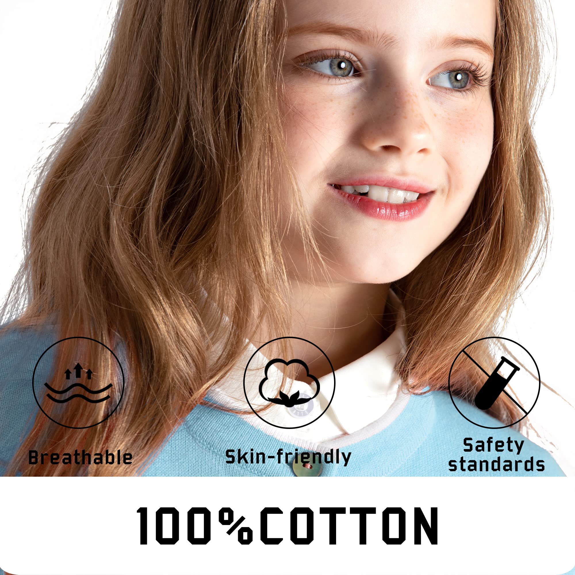 Girls' Cute Heart Pocket Cardigan - Soft Knit Sweater for Kids | Perfect for School, Playdates & Family Outings