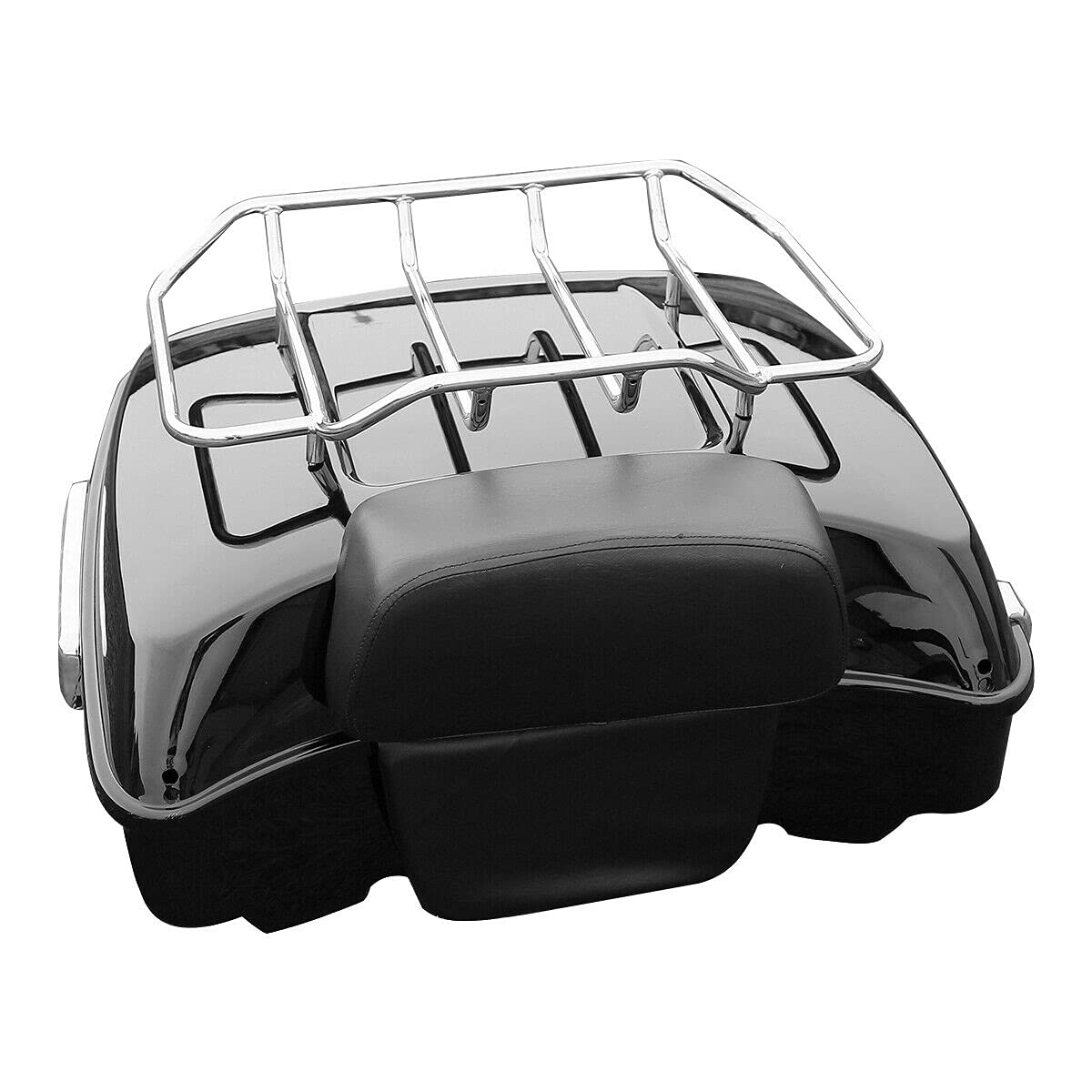Harley-Davidson Tour Pack Trunk Backrest & Luggage Rack - Universal Fit for Touring CVO, Road King, Road Glide, Street Glide, Electra Glide (2014-2023) - Heavy-Duty Solo Mounting Rack for Long Rides & Road Trips