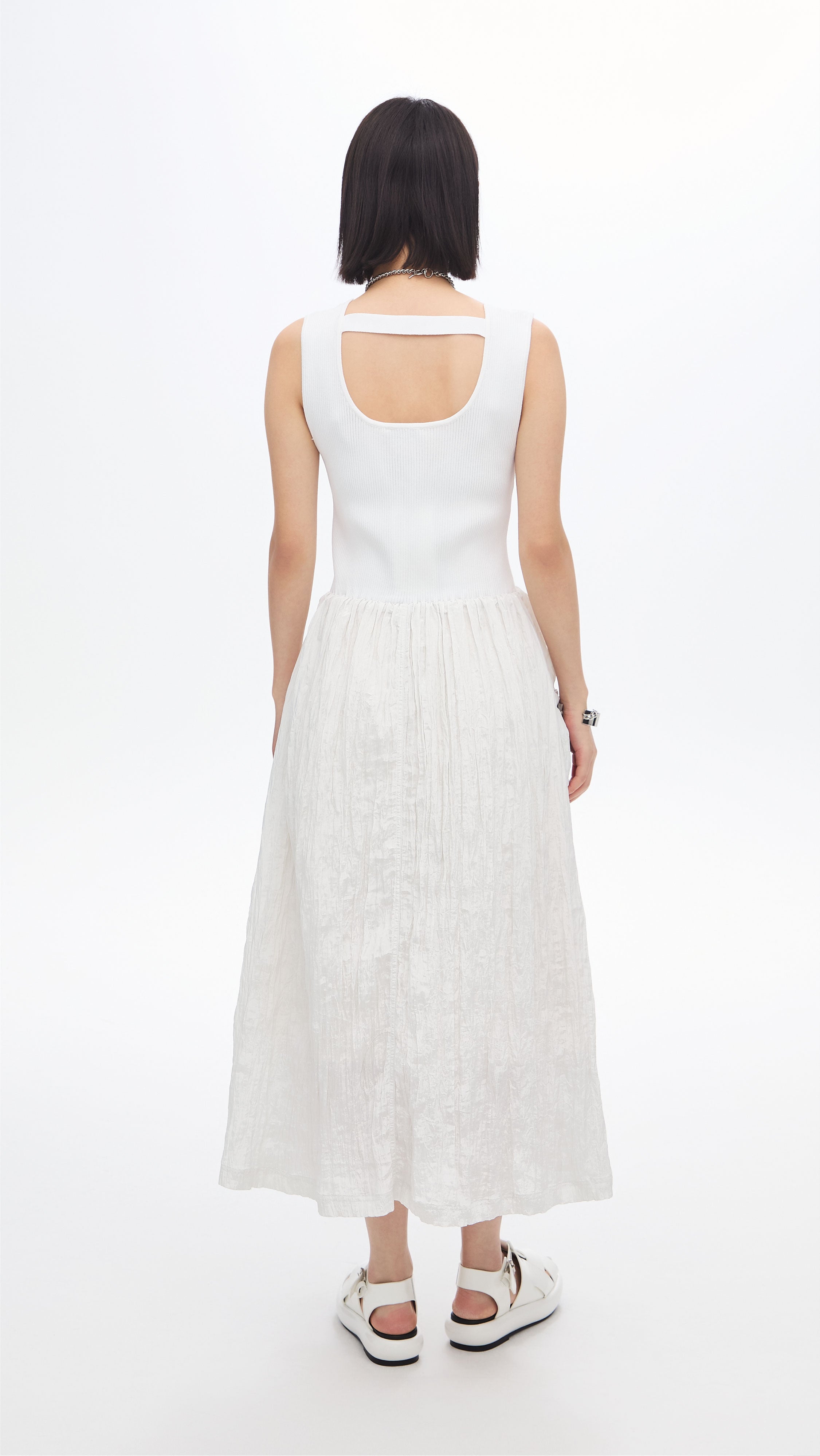 Stylish Nylon Patch Knit Dress for Women - Trendy Casual & Party Wear - Perfect for Office, Date Night & Special Occasions