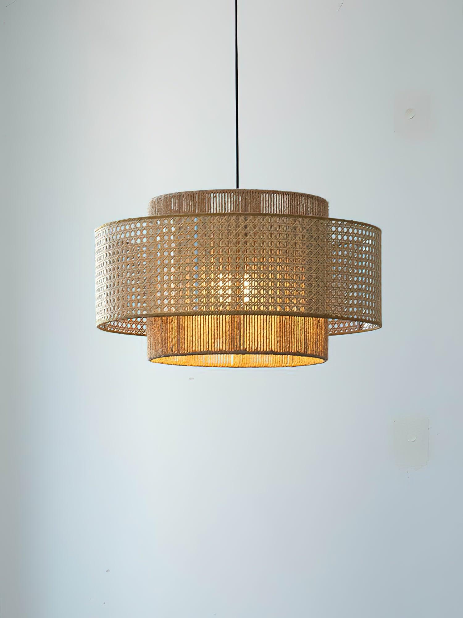 Modern Concentric Pendant Light Fixture - Sleek Minimalist Design for Kitchen Island, Dining Room & Bedroom Lighting - Dimmable LED Hanging Lamp for Home Decor