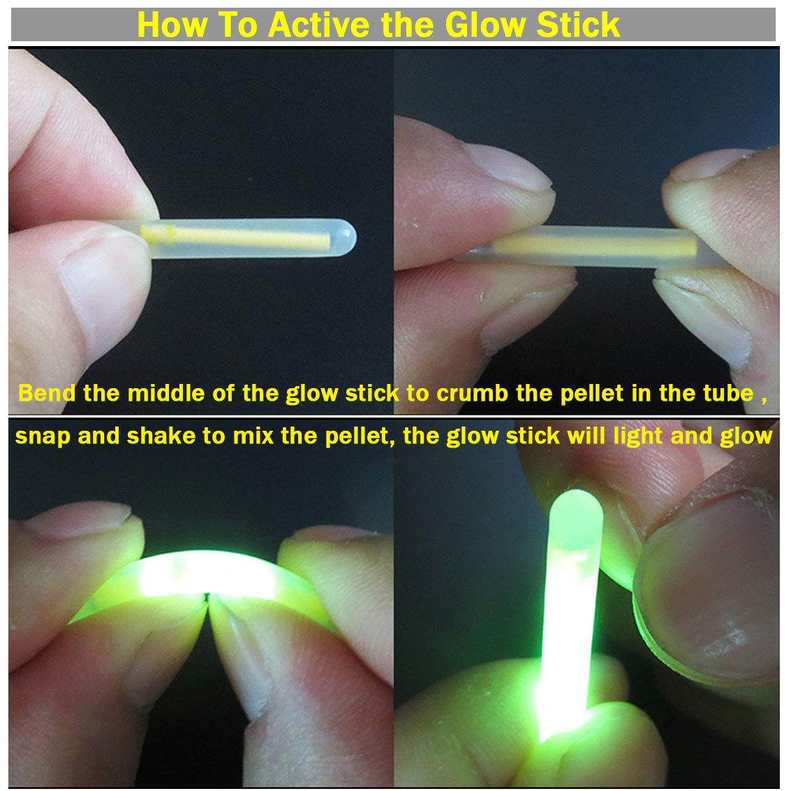 QualyQualy Fishing Glow Sticks for Bobbers – 1