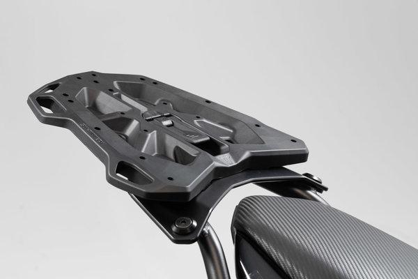 SW-MOTECH Street Rack Adapter Plate - Quick Twist & Clamp Mounting System for Motorcycle Luggage & Accessories - Perfect for Urban Commuting & Adventure Tours