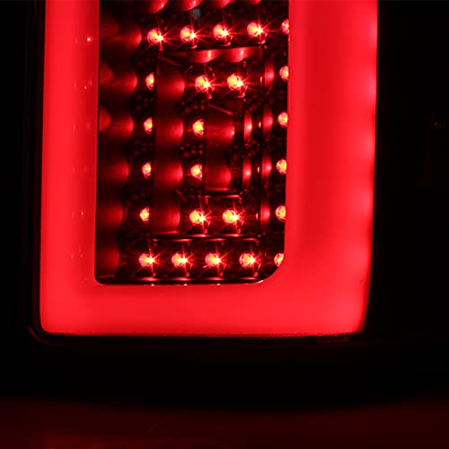 AKKON LED Light Bar Black Housing Tail Lights for 2014-2019 Chevy Silverado & GMC Sierra - Pair | Durable Replacement Lamps for Night Driving & Off-Road Adventures