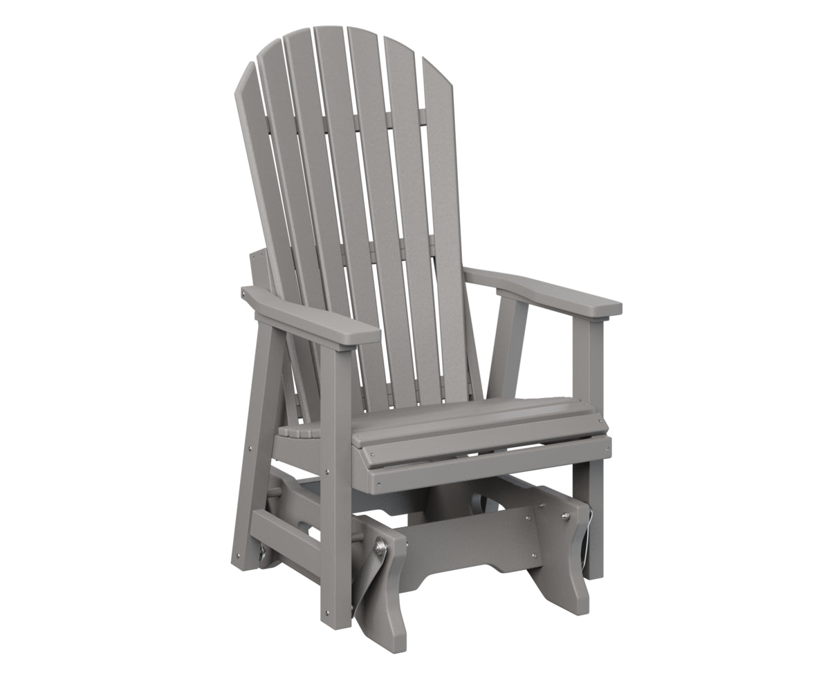 Berlin Gardens Comfo Back Single Glider - Outdoor Patio Rocking Chair with Ergonomic Support for Porch, Garden, or Deck Relaxation | Perfect for Reading, Lounging, and Enjoying Nature