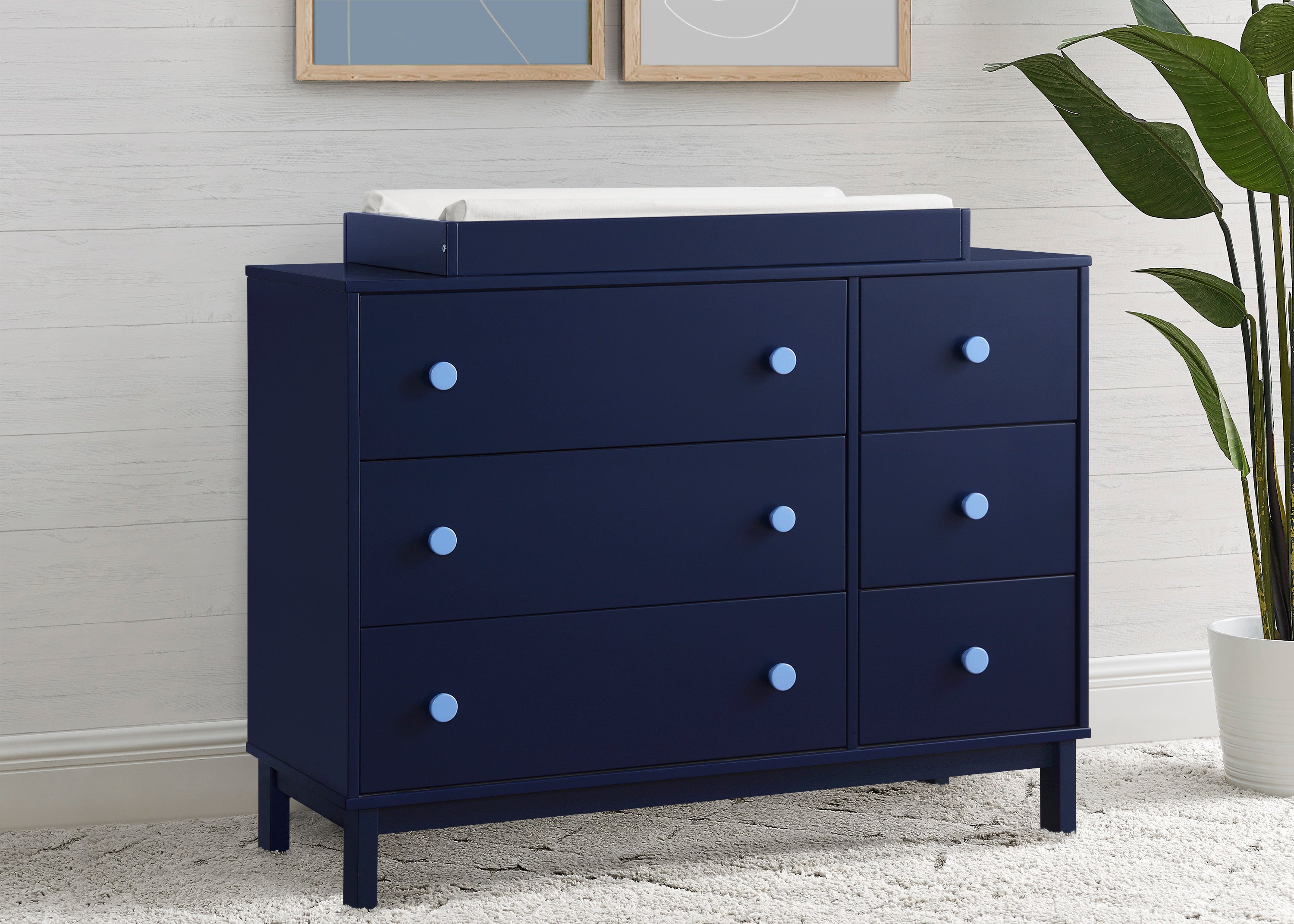 BabyGap Legacy 6-Drawer Dresser with Interlocking Drawers - Nursery Storage Solution for Baby Clothes, Blankets & Toys