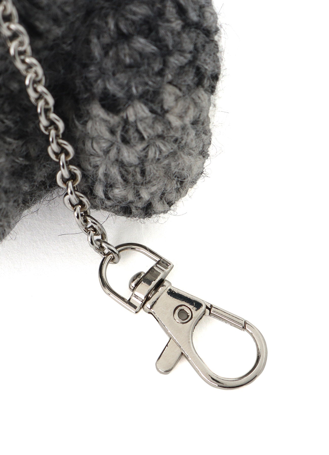 Stylish Combination Knit Keychain Charm with Chain - Perfect for Keys, Bags, and Gift Giving