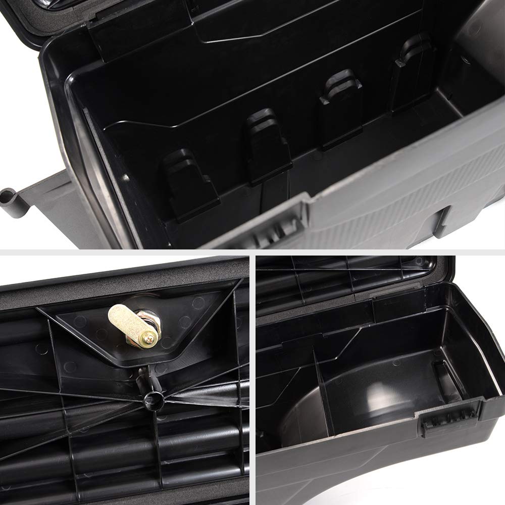 GRAND ORANGE Lockable Truck Bed Toolbox for Dodge Ram 1500/2500/3500 (2002-2018) - Left Driver Side Storage Box | Durable Cargo Organizer for Camping, Work & Road Trips