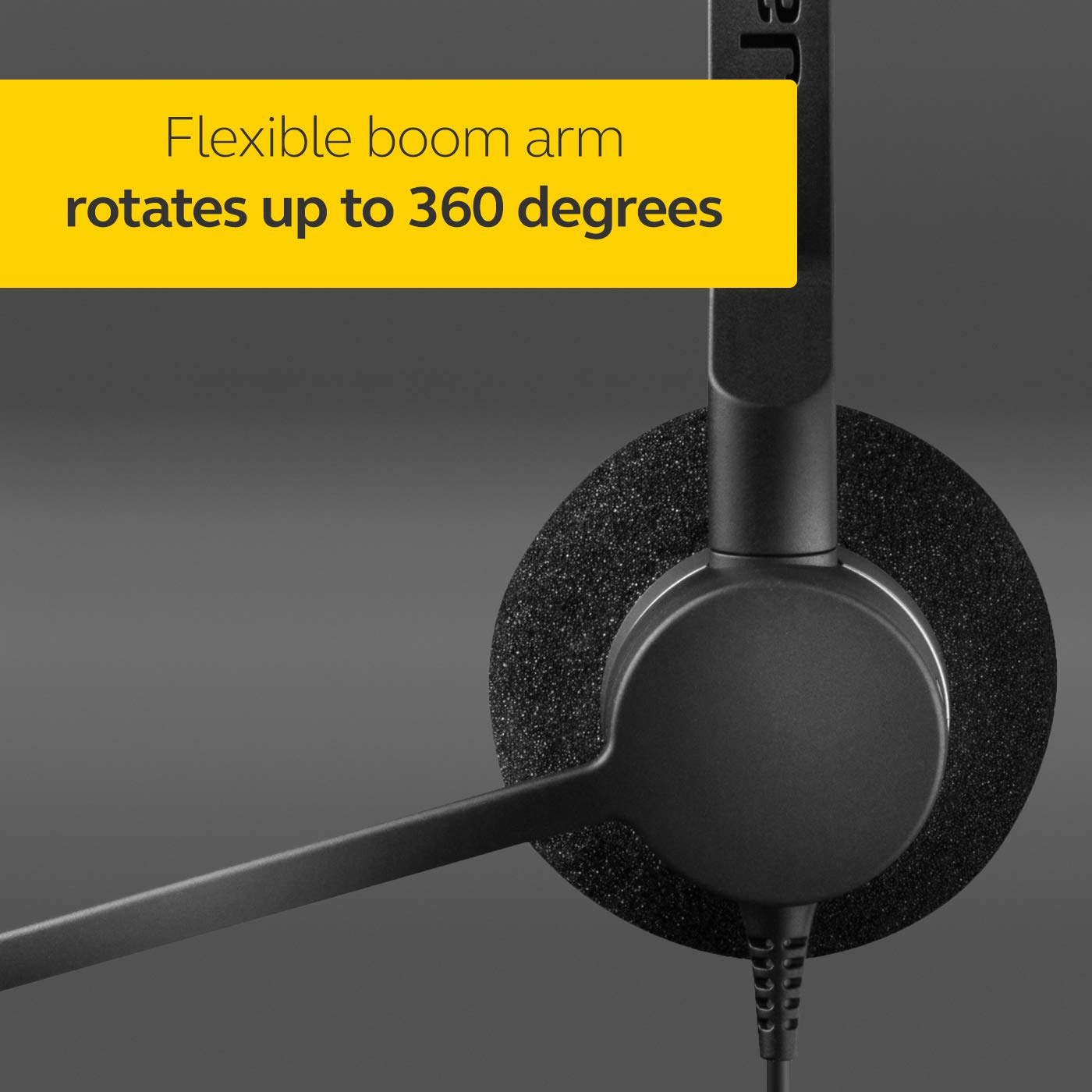 Jabra Biz 2300 Mono Wireless Headset with Noise Cancellation - Black | Comfortable Office Headset for Call Centers, Remote Work & Business Communications