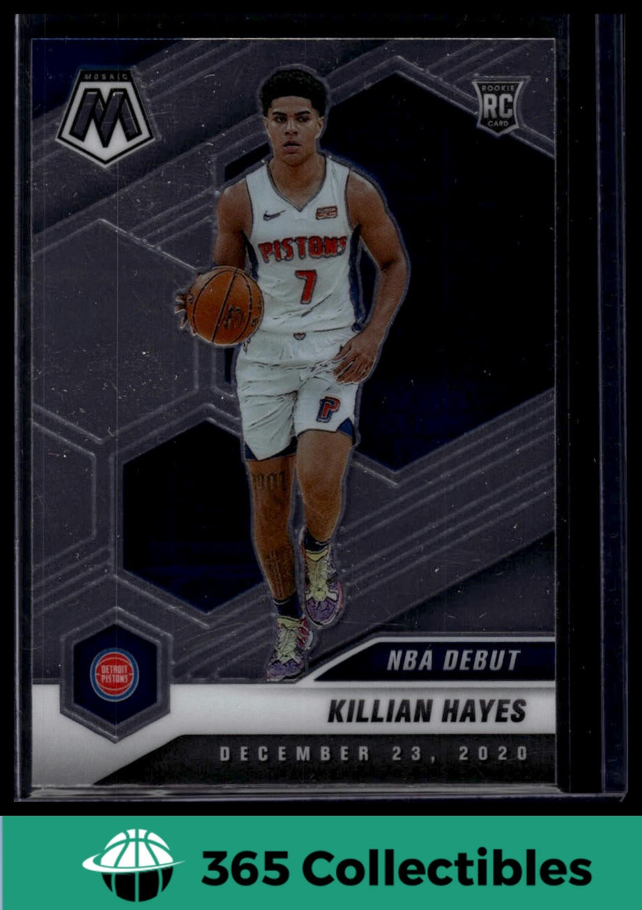 2020-21 Panini Mosaic Killian Hayes Rookie Card #270 - Detroit Pistons NBA Basketball Trading Card - Perfect for Collectors, Investors & Sports Fans