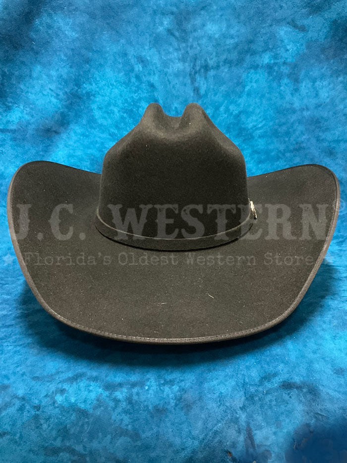 Resistol RWHRSEB 084207 4X Felt Western Cowboy Hat - Black Horseshoe Bound for Men | Perfect for Rodeo, Ranch Work & Country Fashion