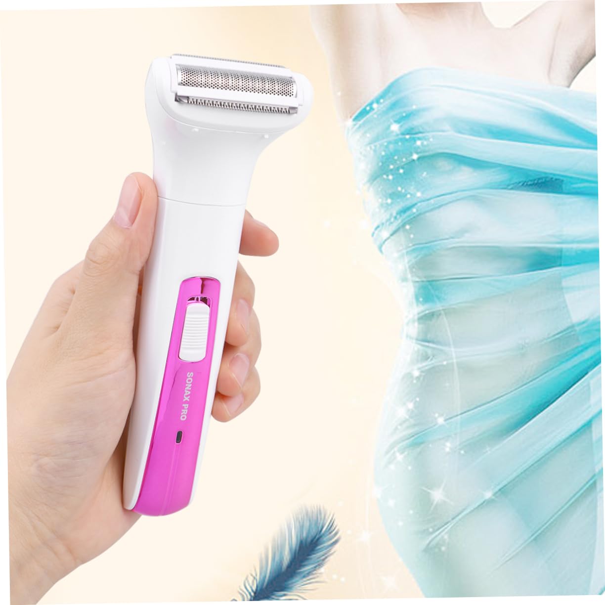 NOLITOY 3-in-1 Electric Razor & Epilator for Women - Facial Hair Remover, Bikini Trimmer & Eyebrow Shaper - Painless Hair Removal for Smooth Skin - Perfect for Travel, Gym & Daily Beauty Routine