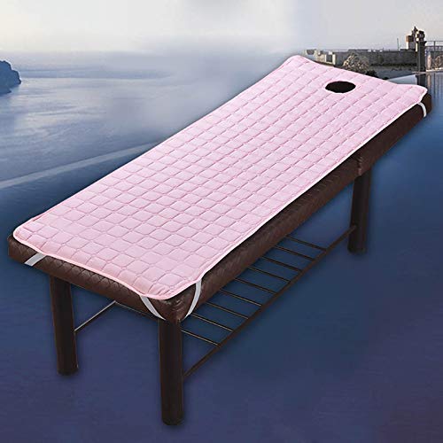 Non-Slip Solid Color Rectangle Mattress Pad for Massage Table - Soft Beauty Salon & SPA Bed Sheet - Ideal for Massage Therapy, Facial Treatments, and Relaxation Sessions