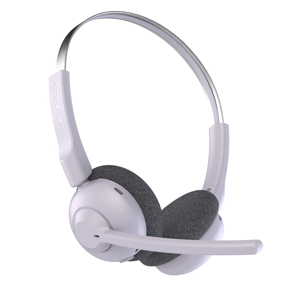 GO Work POP Wireless On-Ear Headset - Lilac Purple Bluetooth Headphones for Office, Commuting & Travel