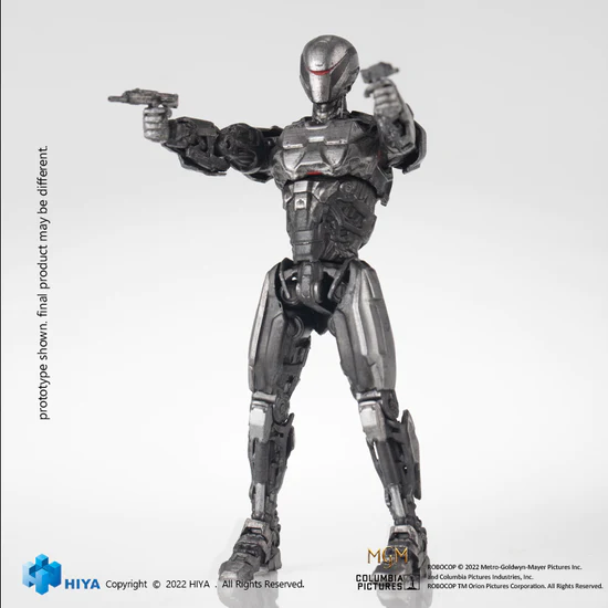 1/18 Scale HIYA 4-Inch RoboCop 2014 Action Figure - Exquisite Mini Series EM208 Two Pack Set for Collectors & Movie Fans | Perfect for Display, Gifts & Diorama Scenes