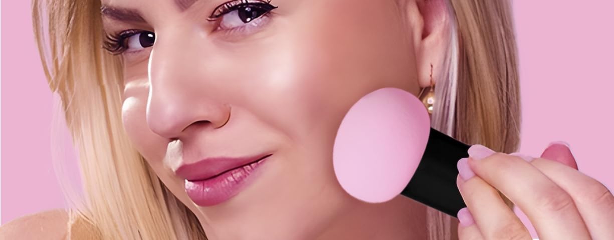 Mushroom Head Blender Soft Powder Puff for Makeup - 2 Pack Foundation Sponge for Flawless Liquid & Powder Application - Perfect for Beauty, Contouring and Everyday Makeup Routine
