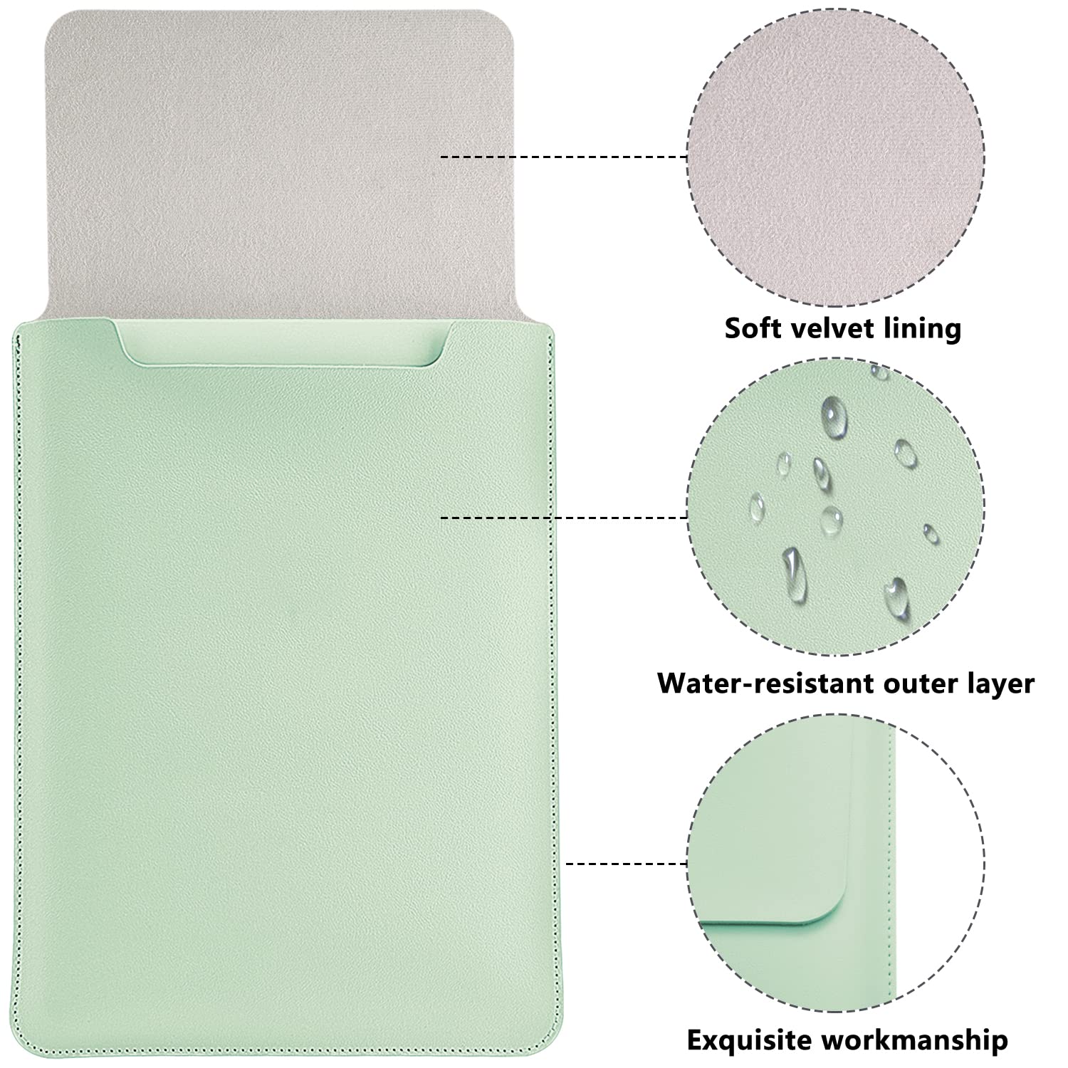 MAYCARI 15.6-16 Inch Cute Frog Laptop Sleeve Case Bag for MacBook Pro 16