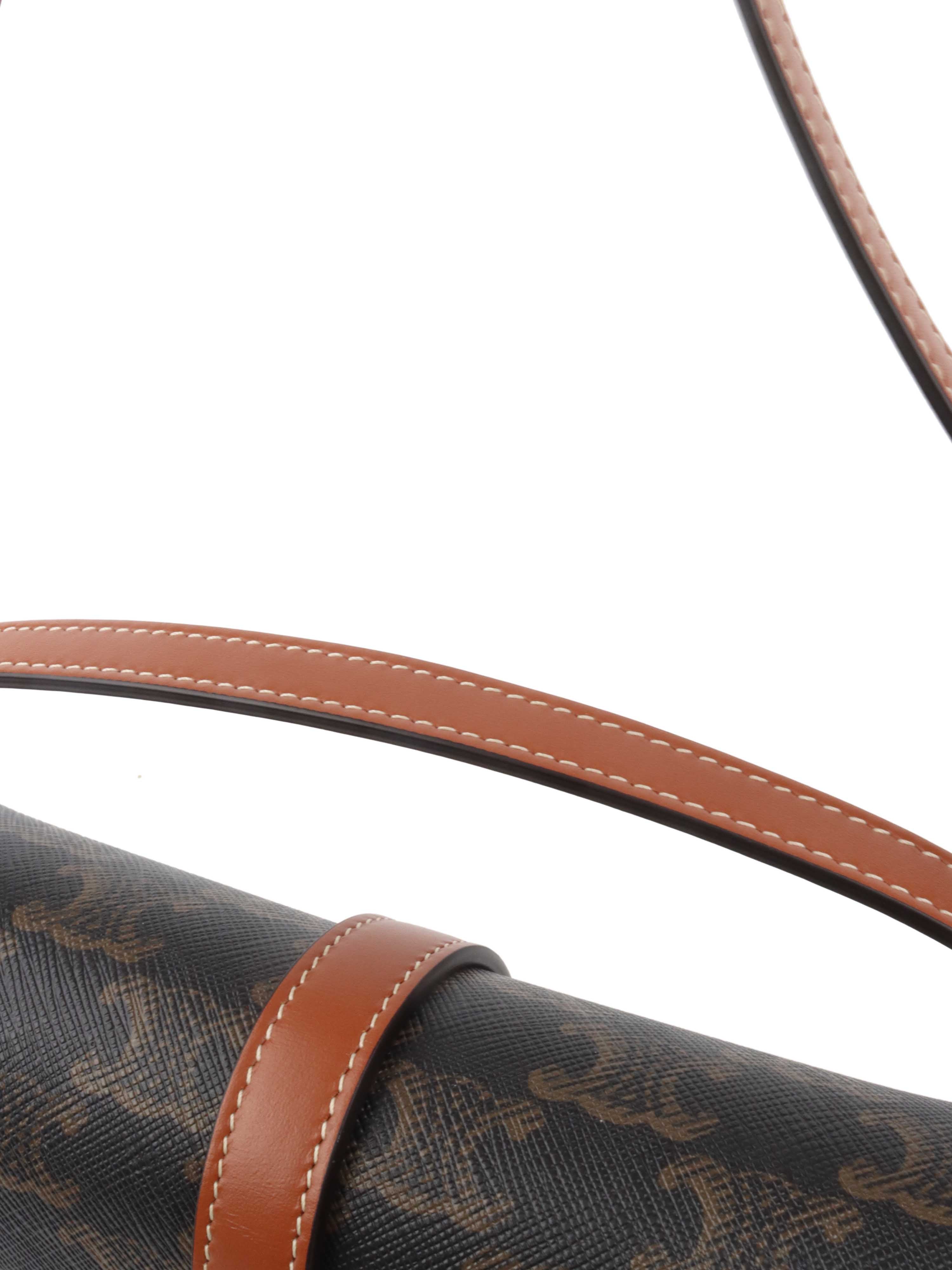 Celine Triomphe Canvas Clutch with Strap - Elegant Crossbody Bag for Women | Perfect for Evening Events, Parties & Date Nights