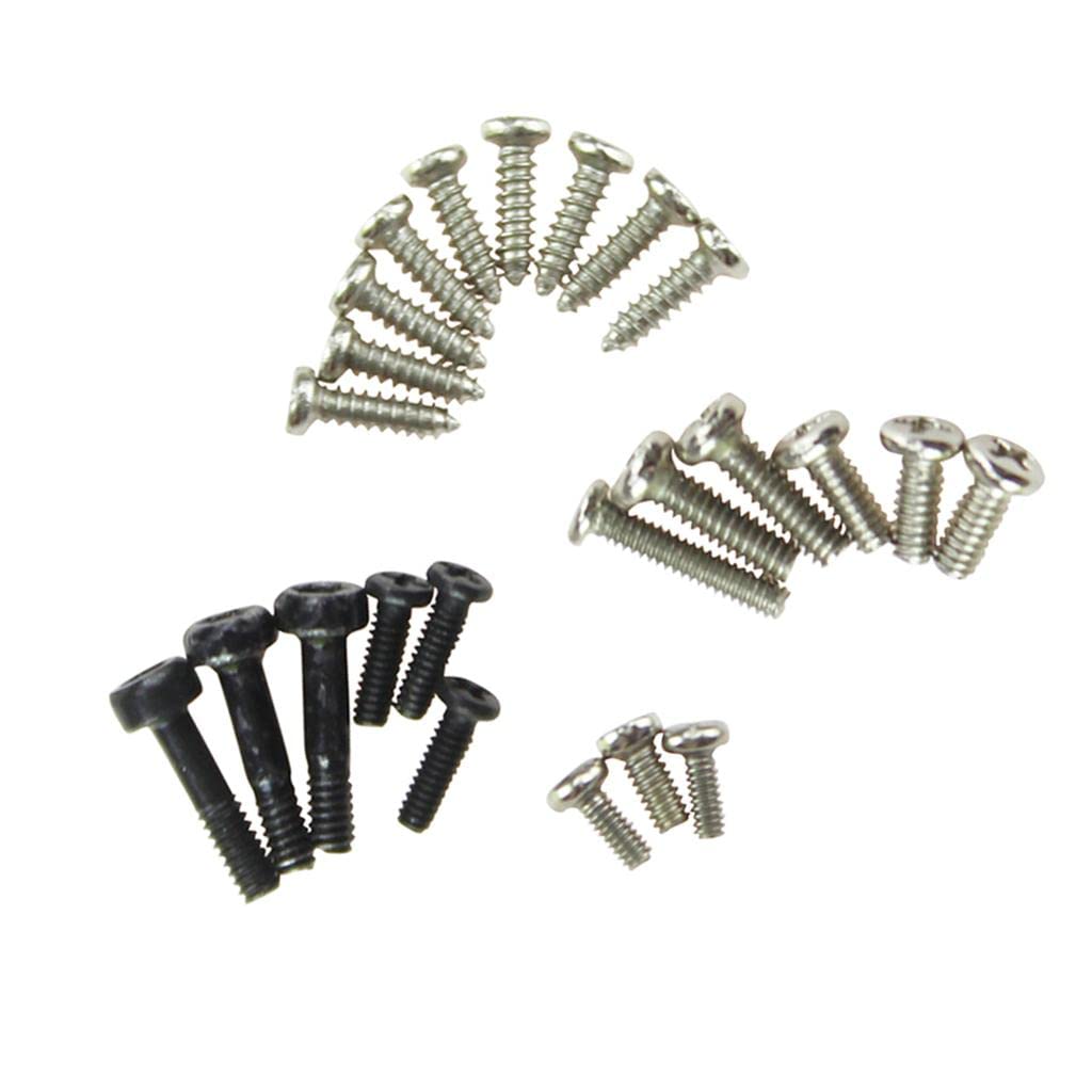 UJEAVETTE® 24Pcs Cross Round Head Screws Set for Wltoys XK K130 RC Planes, Cars, Drones - Motor Gear Kit, Receiver Parts, Transmitter Controller Accessories | Perfect for RC Model Repair & DIY Projects