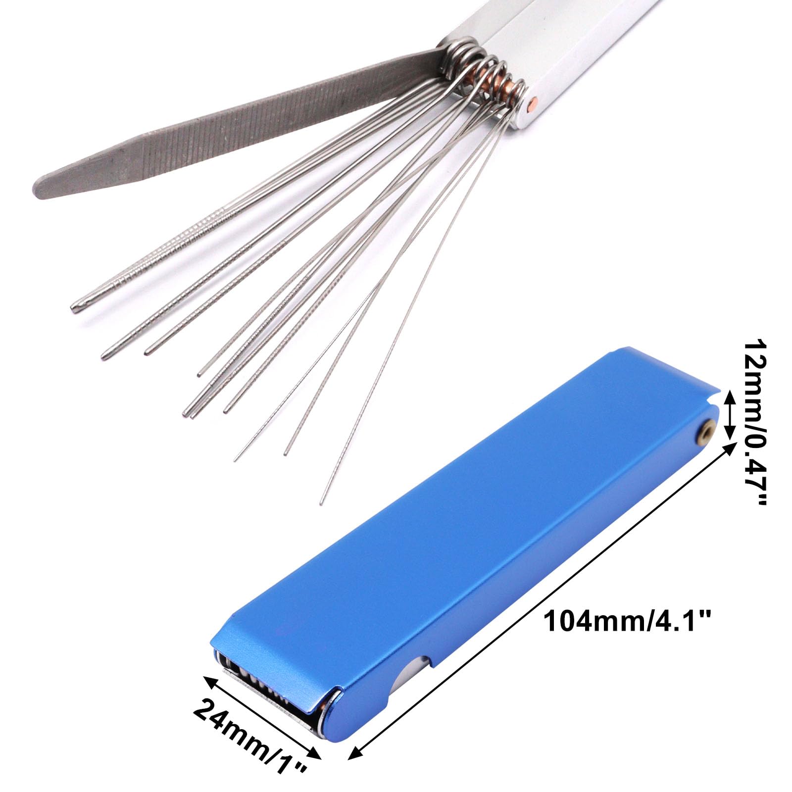 **Carburetor Cleaning Kit - 4-Piece Torch Tip Cleaner Set with 39 Stainless Steel Wires, 15 Nylon Brushes & 30 Needles - Welding Tip Cleaner for Motorcycle, ATV & Spray Guns - Perfect for DIY Auto Repair & Maintenance**