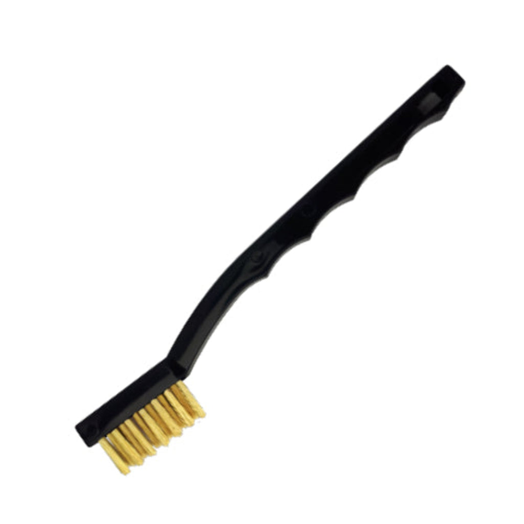 Small Scratch Brush - Stainless Steel Cleaning Brush for Kitchen, Grill, Pans & More - Remove Tough Stains & Residue Easily