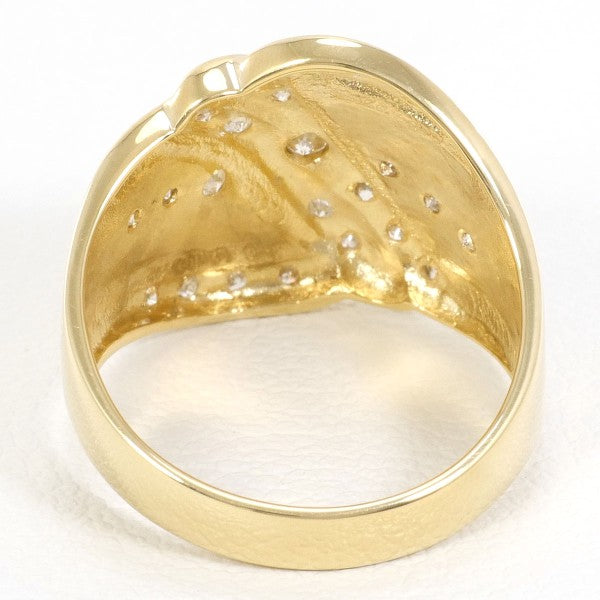 18K Yellow Gold Diamond Ring for Women - Elegant Solitaire Engagement & Wedding Band - Perfect for Proposals, Anniversaries, and Special Occasions