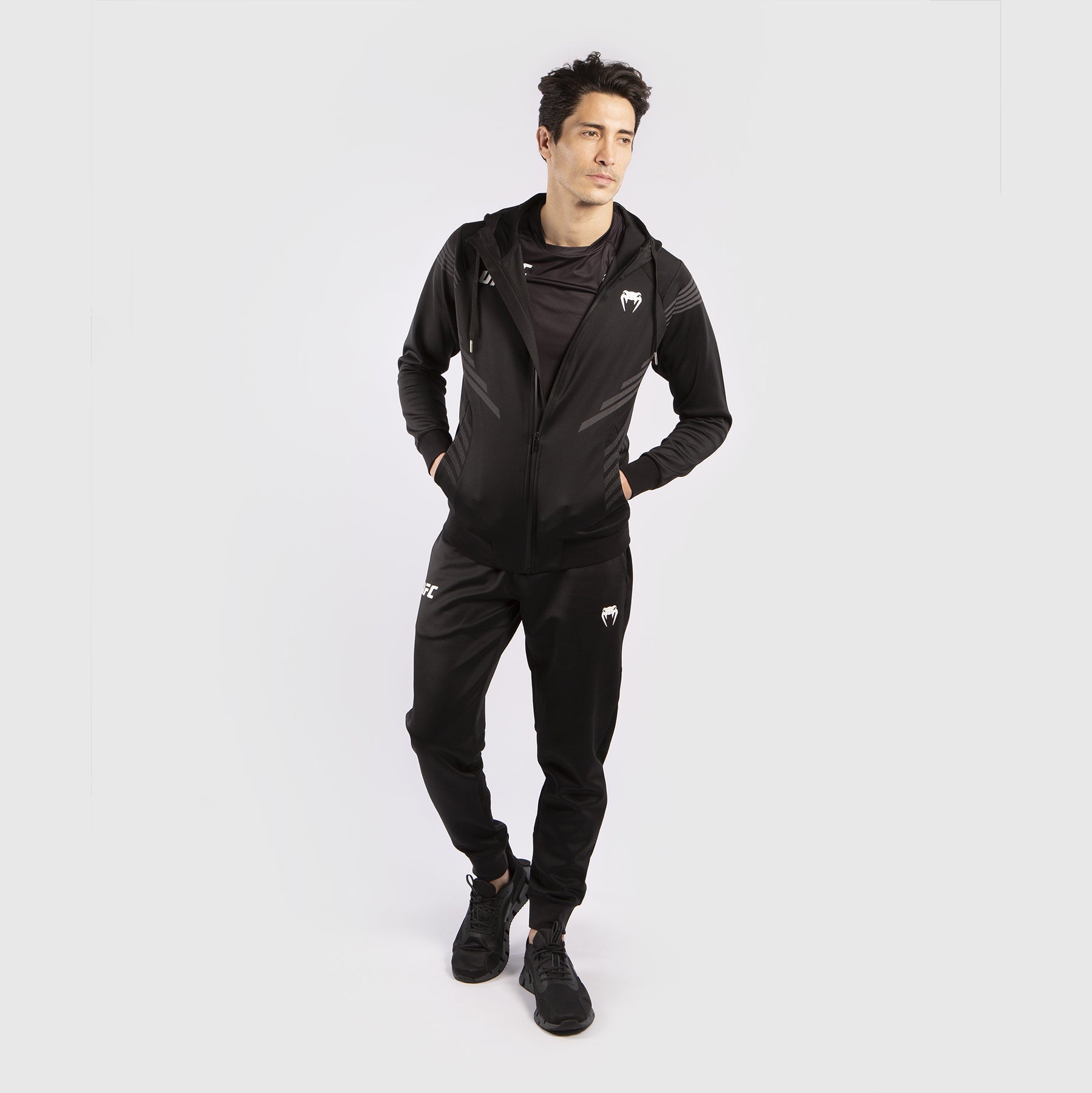 UFC Venum Pro Line Men's Hoodie - Black | MMA Training & Streetwear | Fight Night & Casual Wear