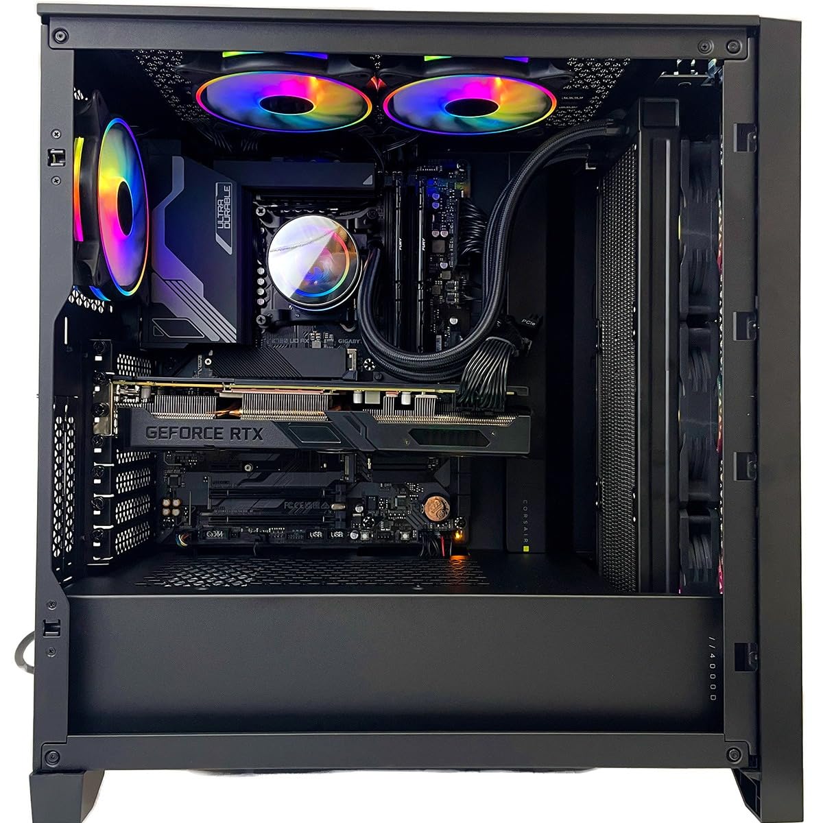 Ginger6 Gaming PC Desktop 14ZF42G-8WX - Intel Core i5-14600KF, NVIDIA RTX 4060 Ti 8GB, 2TB NVMe SSD, 64GB DDR5, Z790, WiFi 6E, Liquid Cooling, Win 10 Home - Perfect for 4K Gaming, Streaming & VR