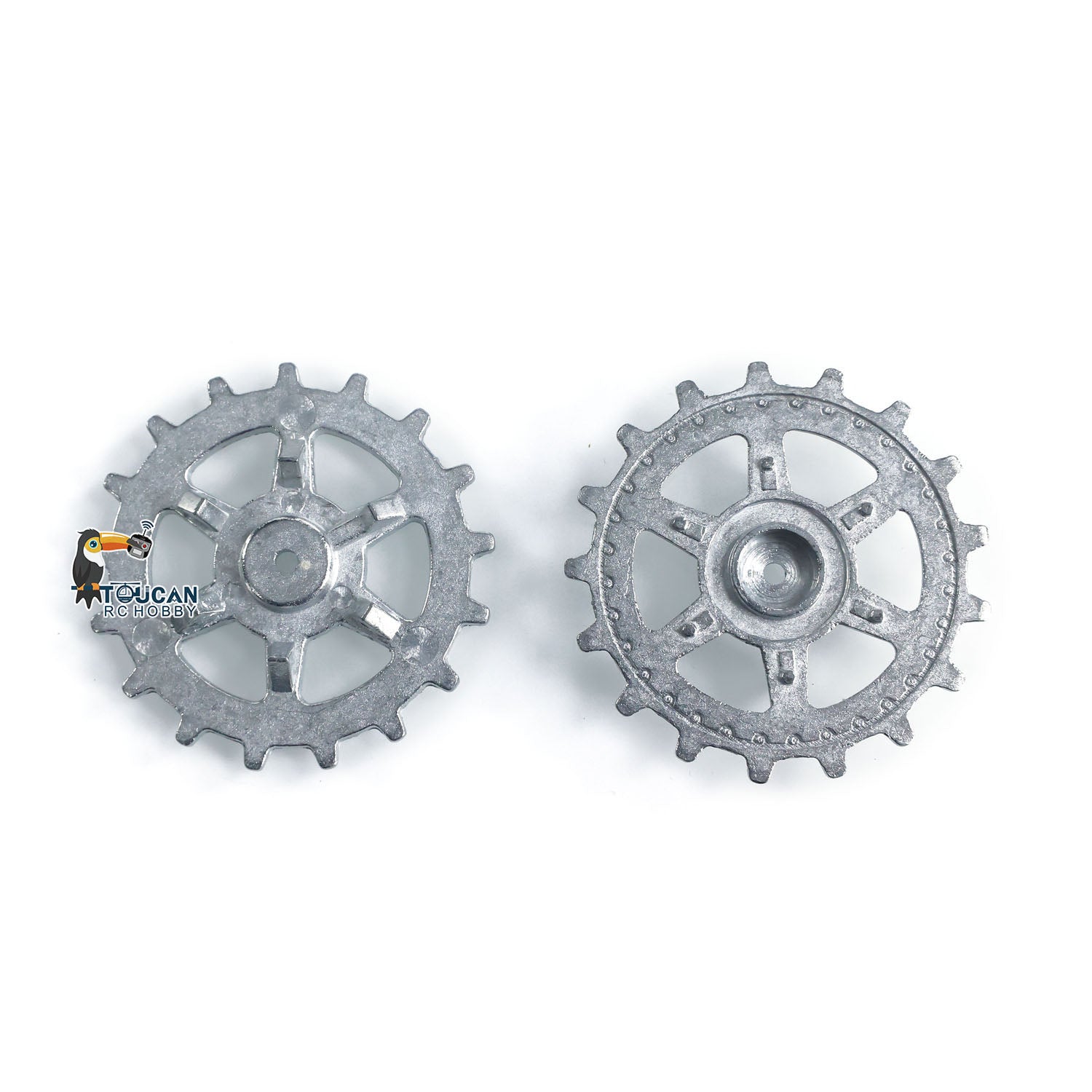 HengLong 1/16 RC Tank Metal Idler Wheel & Sprocket Set - Compatible with German Panther G & Jadpanther Models 3869/3879 - Durable Driving Wheels for Military Armored Toy Tanks - Perfect for RC Battle Tank Upgrades & DIY Repairs