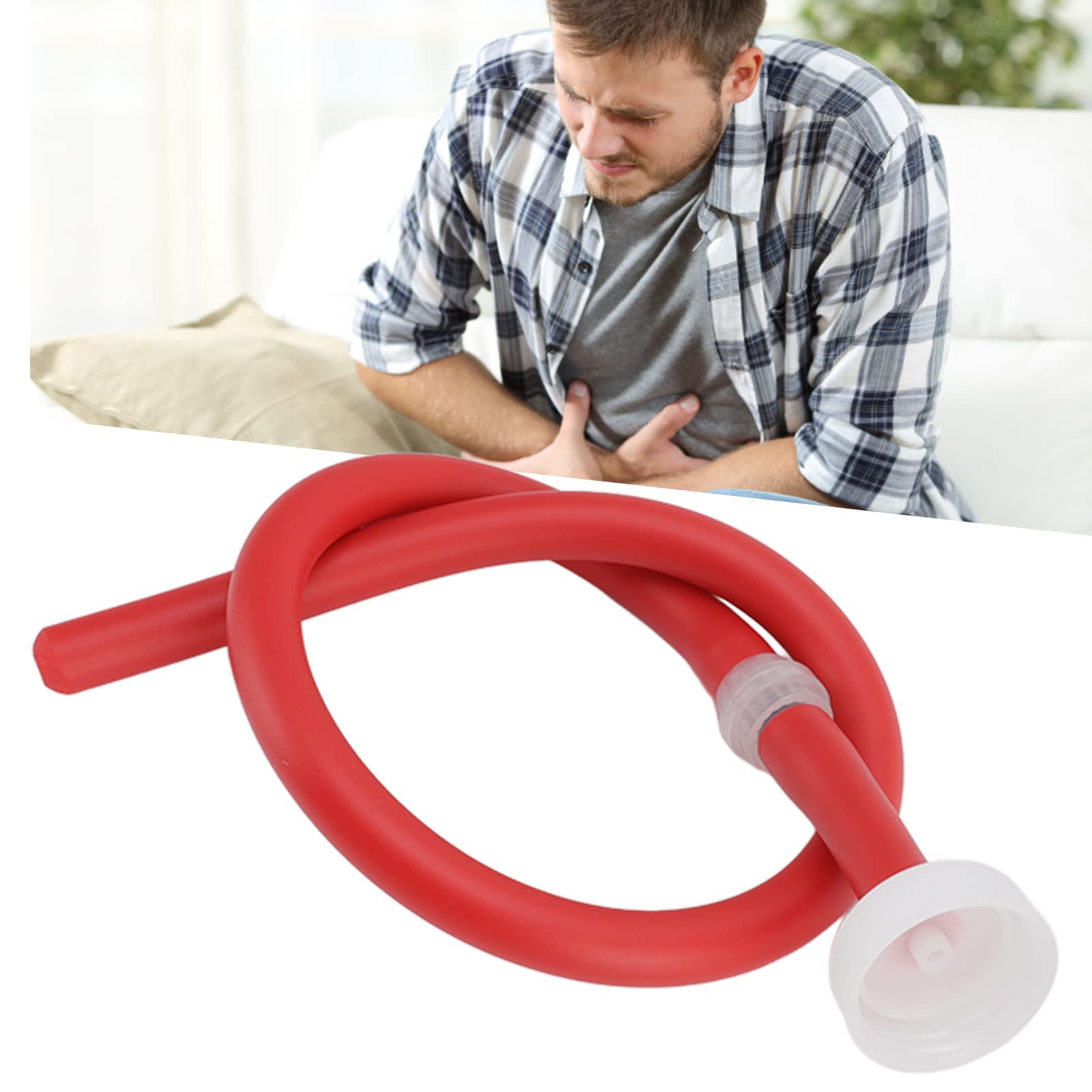 Alvinlite Enema Hose Kit - Silicone Nozzle for Colon Cleansing & Coffee Enema at Home
