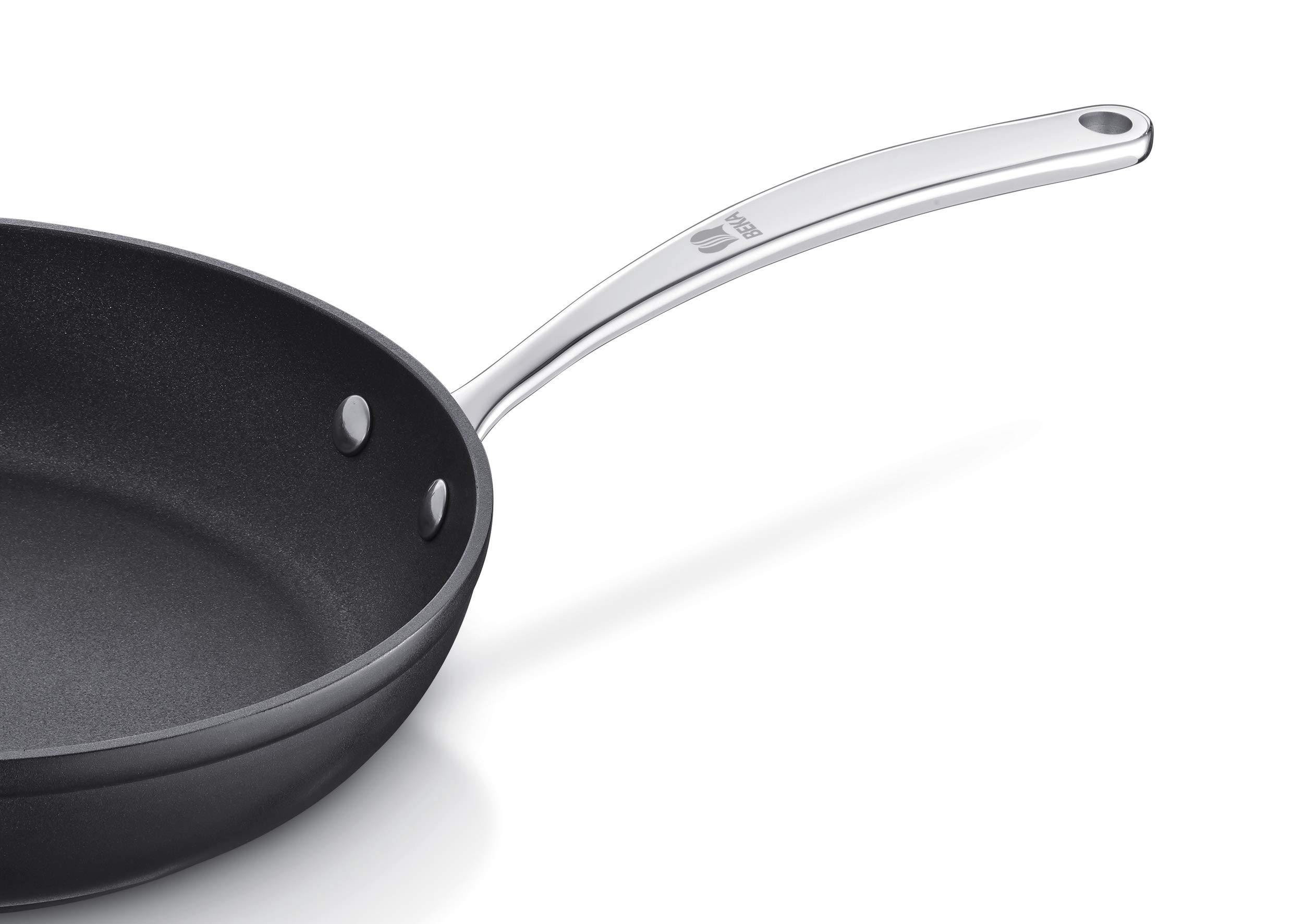 Non-Stick Frying Pan Set - 6-Piece Titan Cookware (20cm, Black) for Home Kitchen Cooking, Sautéing & Frying | Durable & Easy Clean