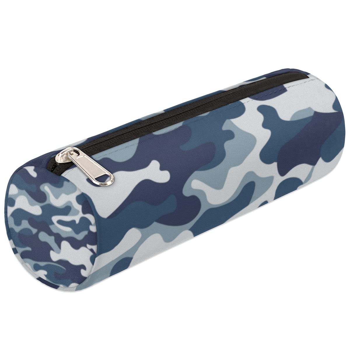 DXTKWL Camo Camouflage Pencil Case with Zipper - Portable School Stationery Organizer for Kids, Teens & Adults - Perfect for School, Office, Travel & Makeup Brush Storage (Boys, Girls, Nurses)