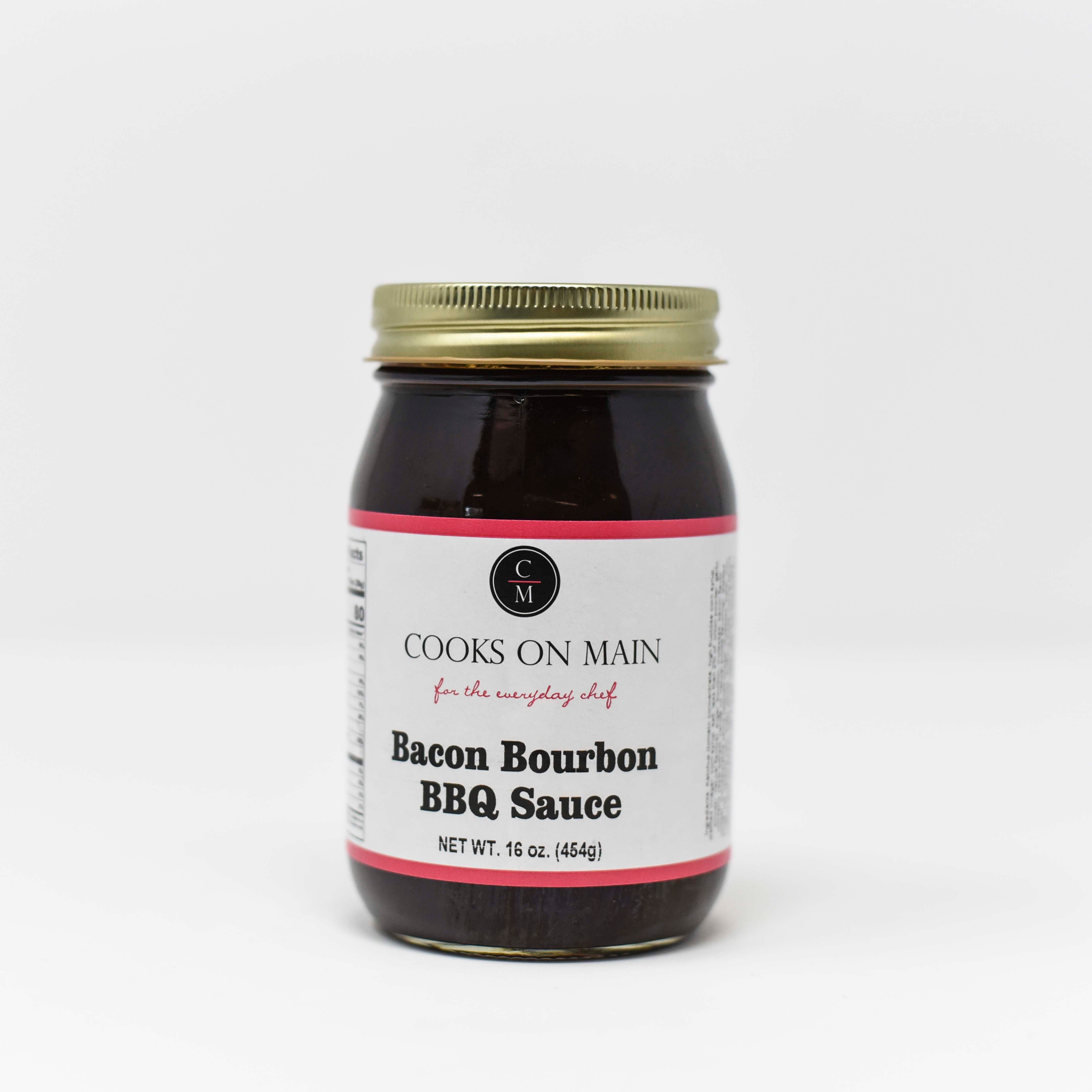 Premium Bacon Bourbon BBQ Sauce - Smoky, Sweet & Tangy Glaze for Grilling, Smoking & Roasting - Perfect for Ribs, Chicken & Burgers