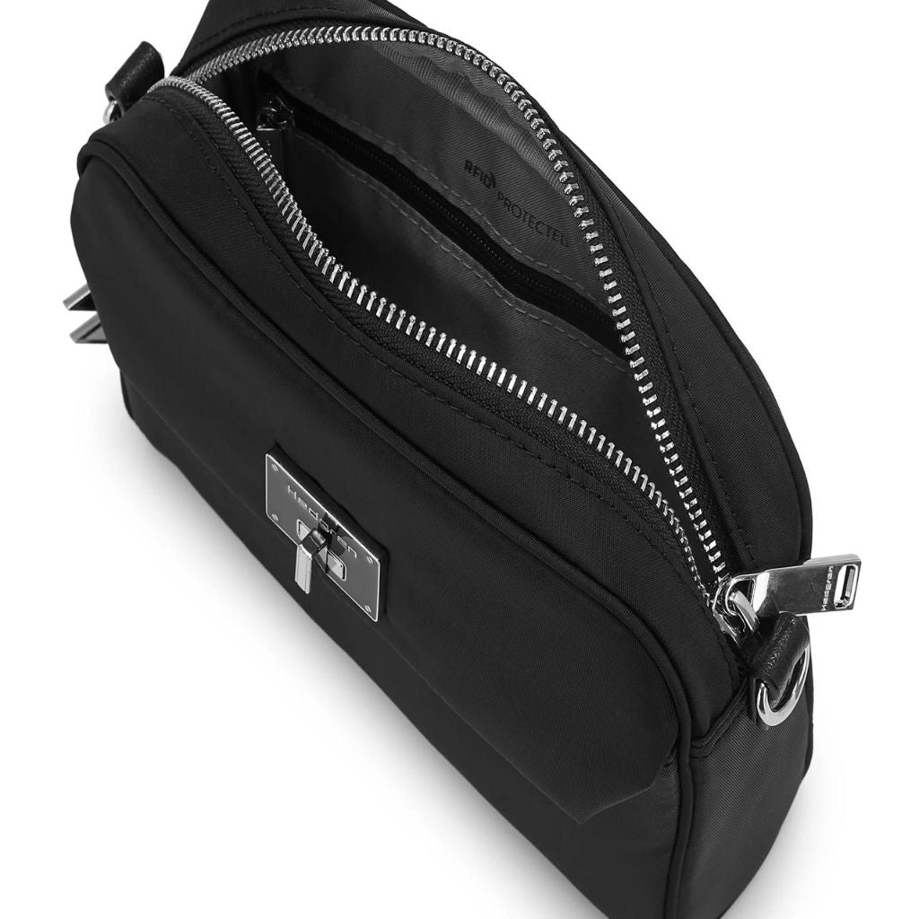 Hedgren Fair Shoulder Bag for Women - Lightweight Durable Travel Crossbody Purse, Black - Perfect for Work, Commuting & Weekend Outings