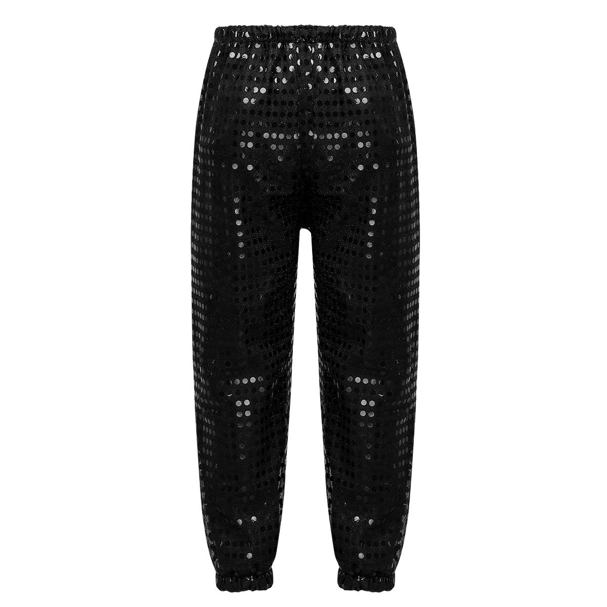 YEAHDOR Glitter Sequins Dance Pants for Kids - Hip Hop Jazz Street Dance Costume for Girls & Boys - Perfect for Solo Performances & Group Competitions